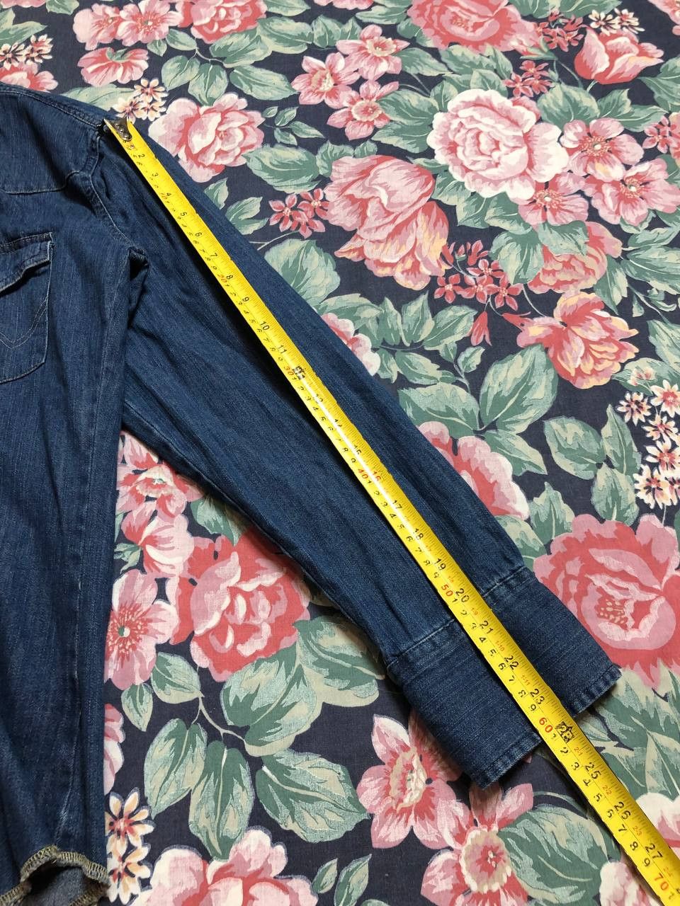 Wrangler Vintage Wrangler Western Pearl Snap Shirt Pockets Denim Blue Size M / US 6-8 / IT 42-44 - 12 Thumbnail