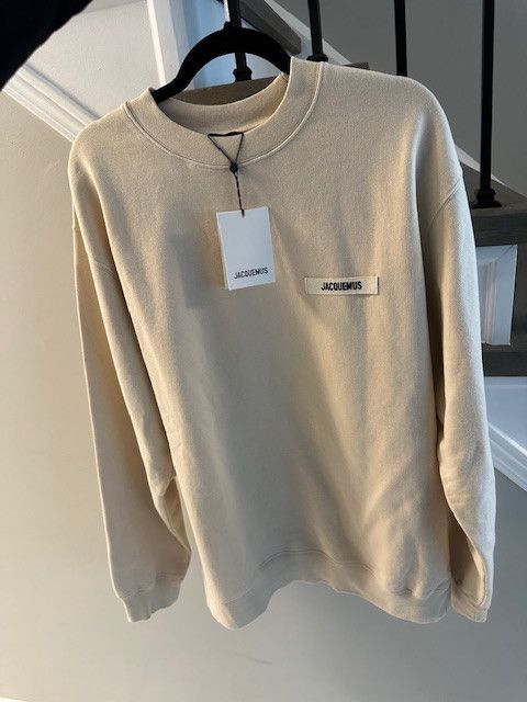 Jacquemus JACQUEMUS GROS GRAIN CREWNECK Size US XL / EU 56 / 4 - 2 Thumbnail