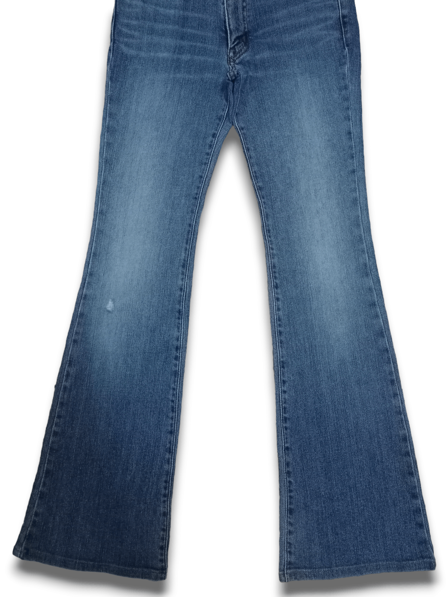 Hysteric Glamour × Japanese Brand Vintage Japanese Blue Wash Flare Distressed Jeans Size 24" / US 00 / IT 34 - 9 Thumbnail