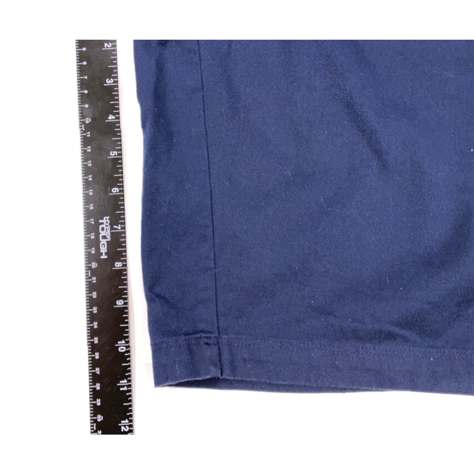 Nike Nike Cargo Shorts Men's L Blue Gray Striped Cotton Elastic Waist Drawstring Pockets Vintage 90s Size US 32 / EU 48 - 6 Thumbnail