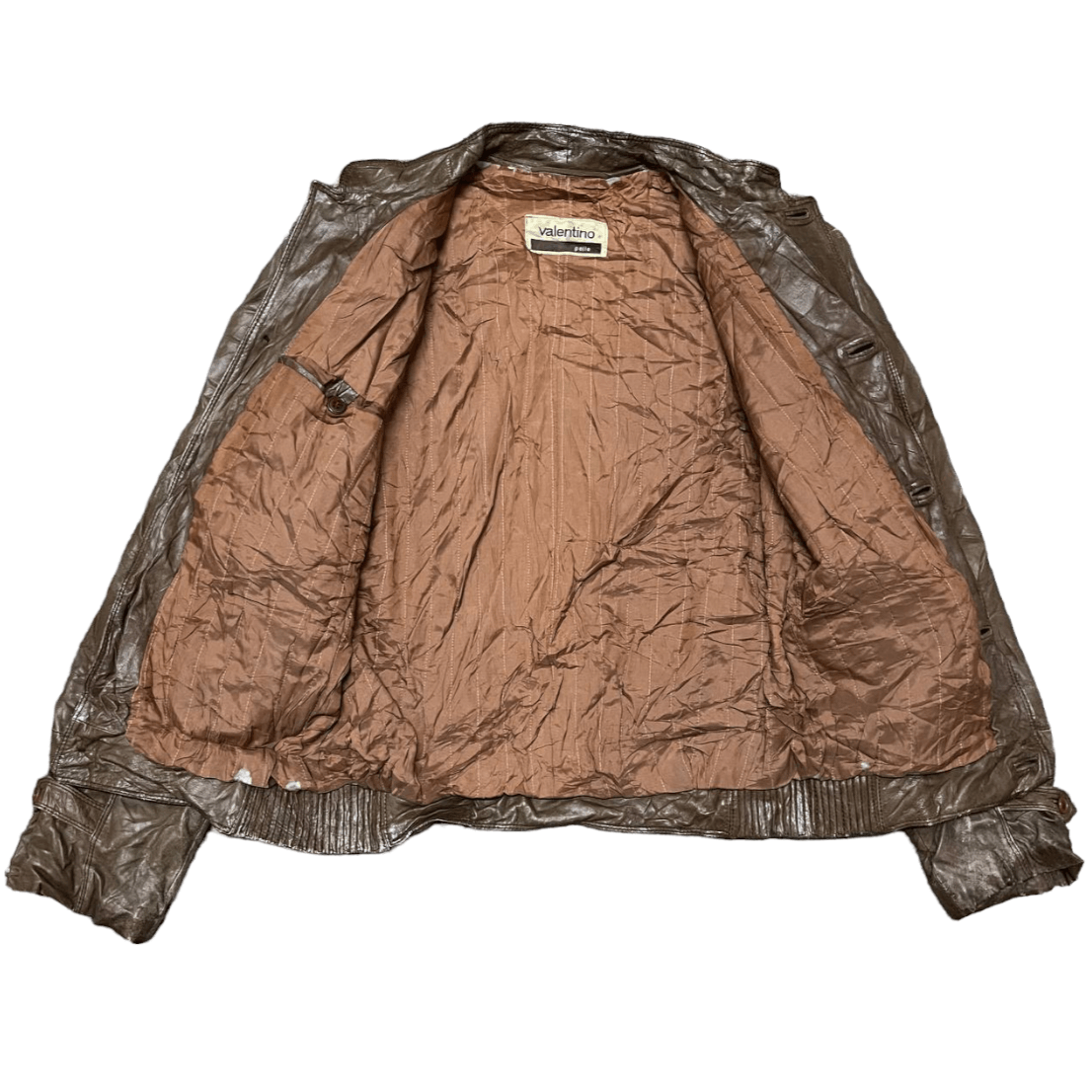 Valentino Vintage Valentino Pelle Lamb Skin Leather Jacket Size US S / EU 44-46 / 1 - 6 Thumbnail