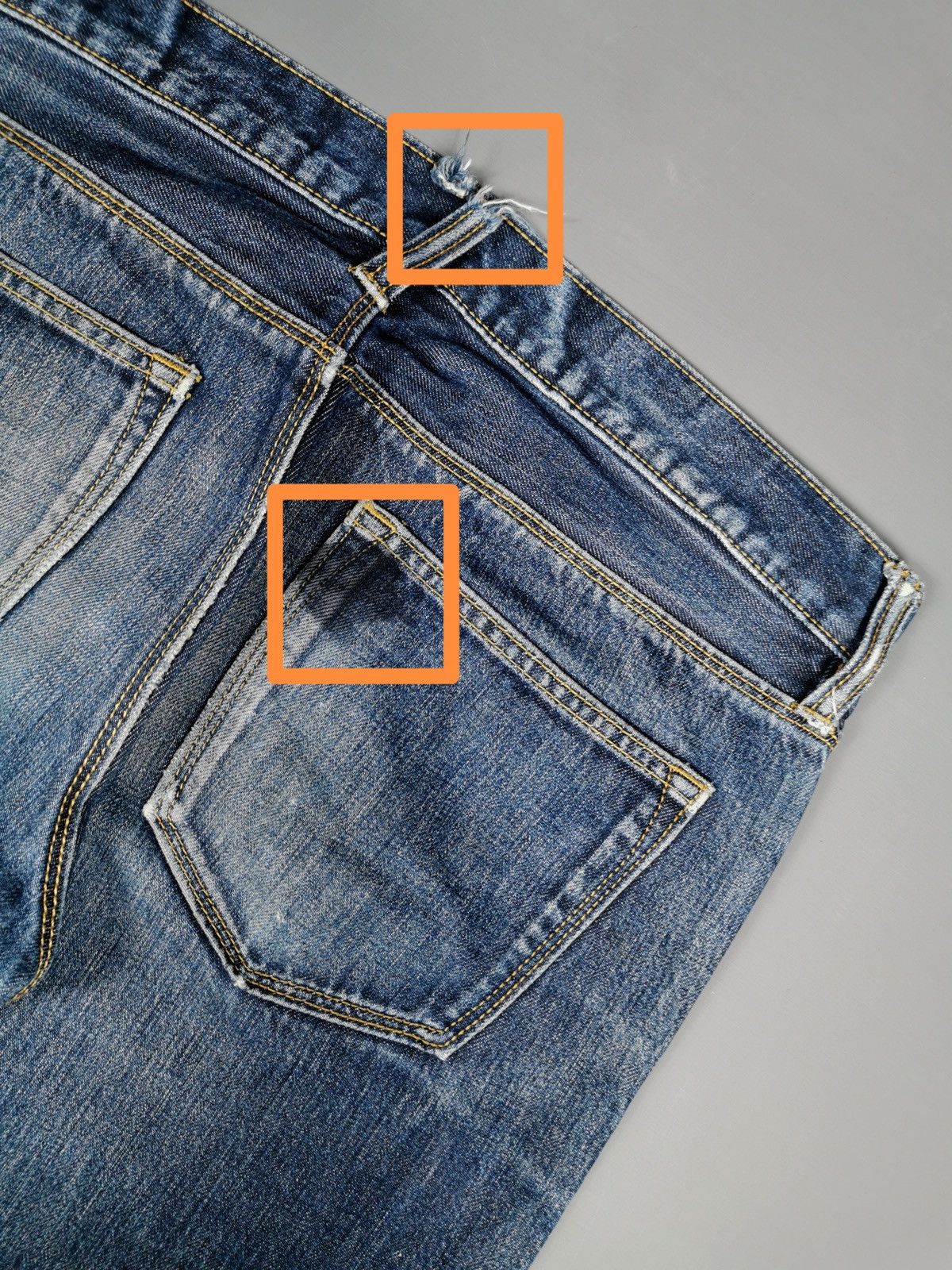 Gap Gap Selvedge Raw Slim Straight Jeans Size US 34 / EU 50 - 6 Thumbnail