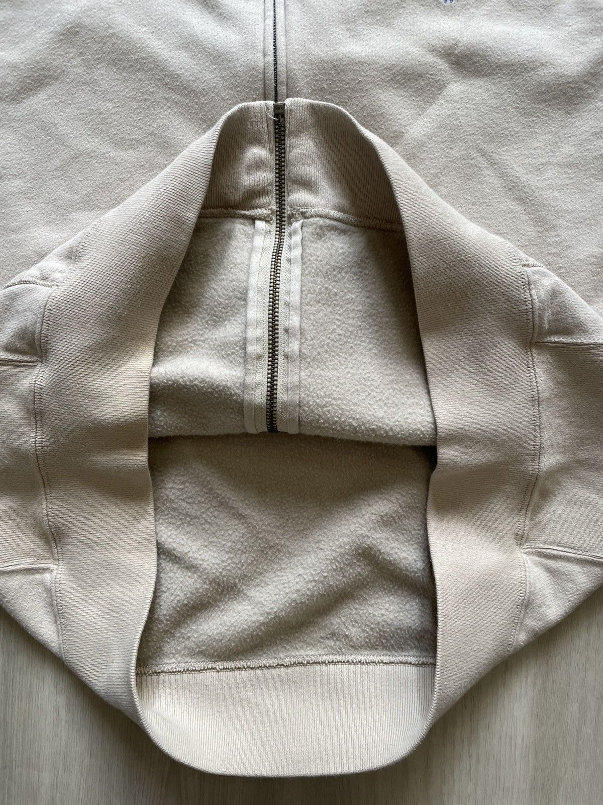 Polo Ralph Lauren VTG Polo Ralph Lauren Hoodie Light Brown Beige Zip Up Sz L Size US L / EU 52-54 / 3 - 4 Thumbnail
