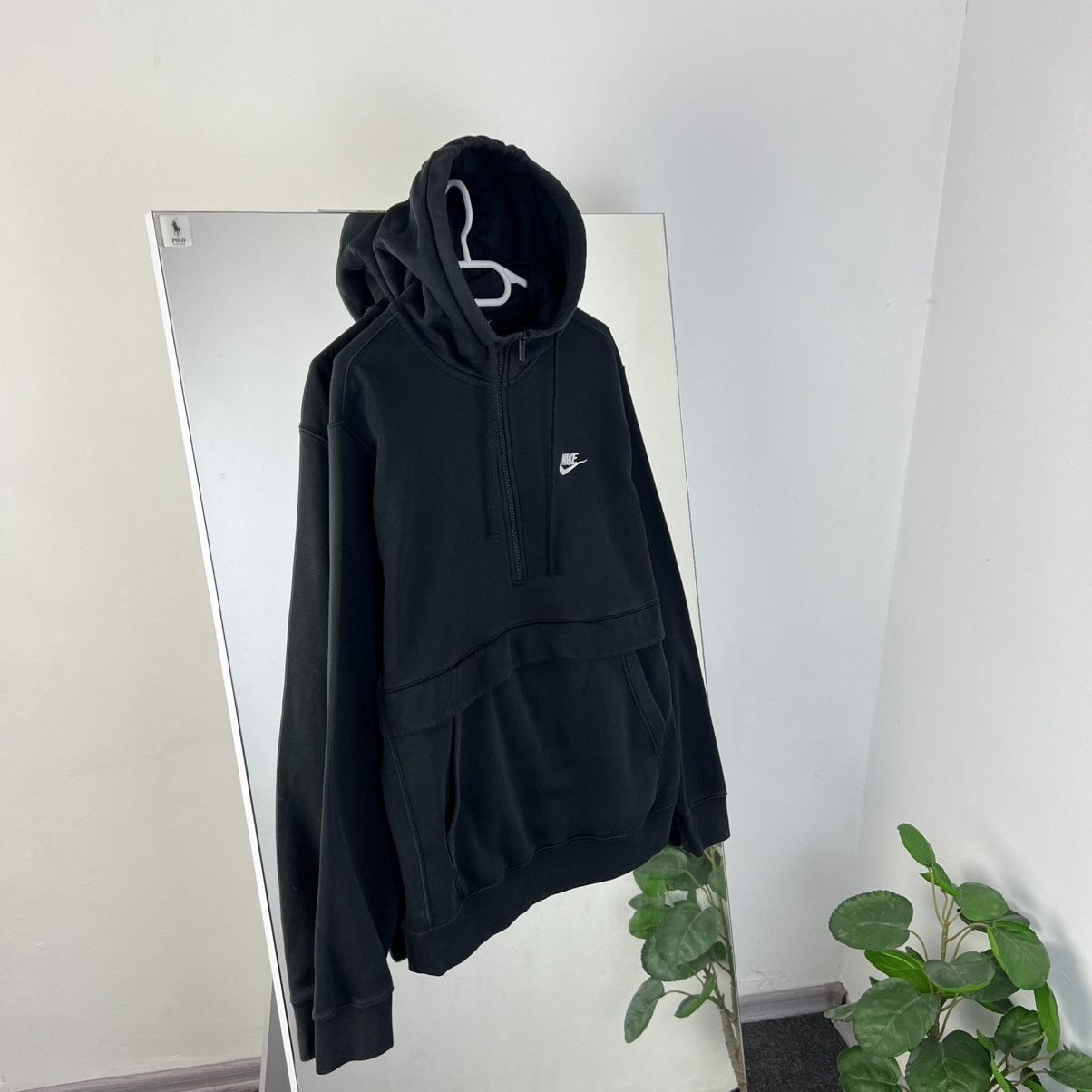 Nike Vintage Nike Mini Logo Anorak Style Drill Hoodie Streetwear Size US M / EU 48-50 / 2 - 1 Thumbnail