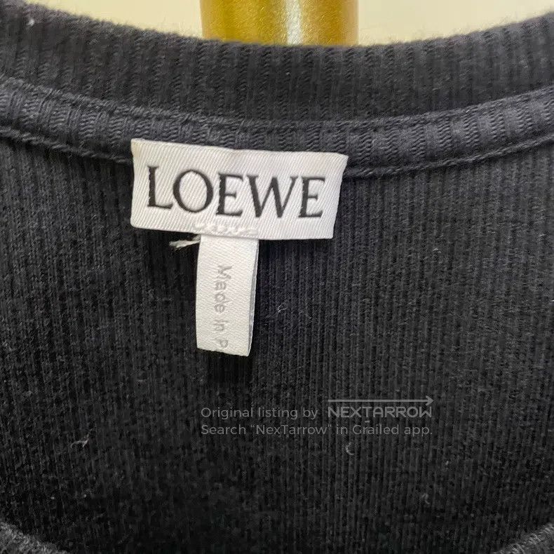 Loewe Loewe Black embroidered vest Size M / US 6-8 / IT 42-44 - 2 Thumbnail