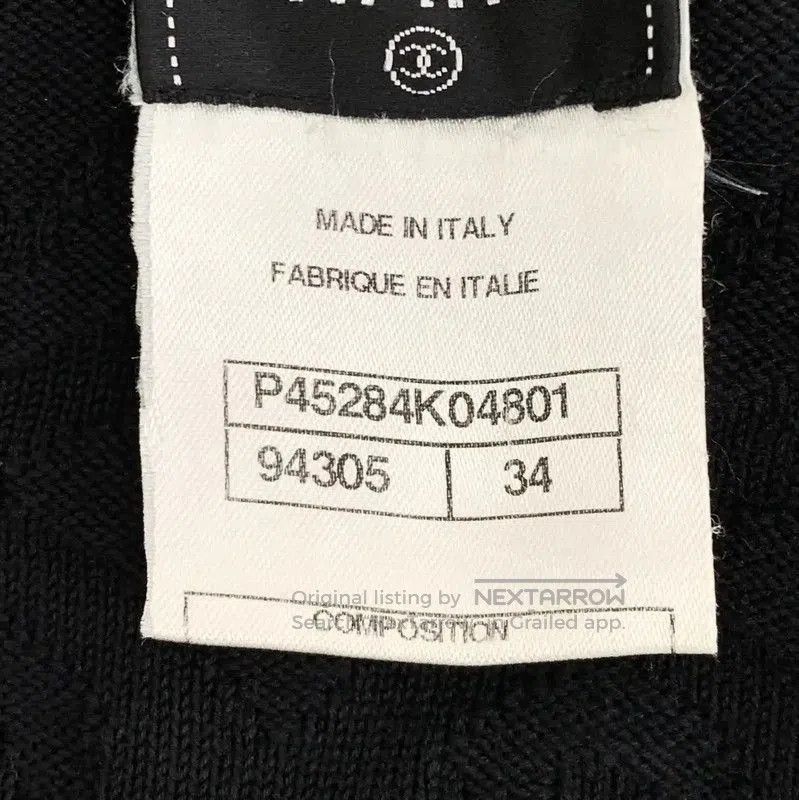 Chanel Chanel Black Cotton Women's Cardigan . Size XXS / US 00 / IT 34 - 6 Thumbnail