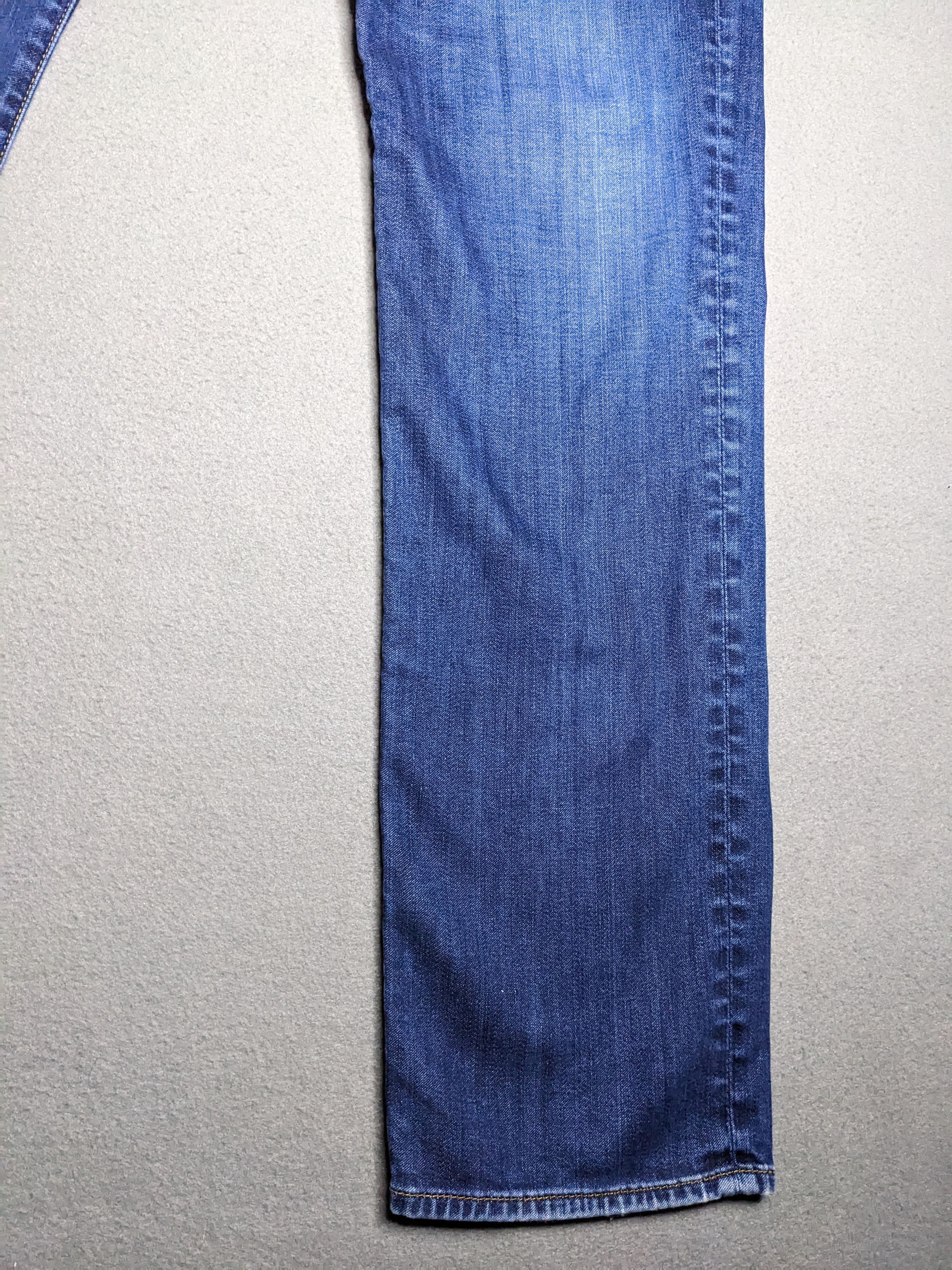 7 For All Mankind 7 For All Mankind Straight Luxe Performance Jeans 35x33 Size US 35 - 5 Thumbnail