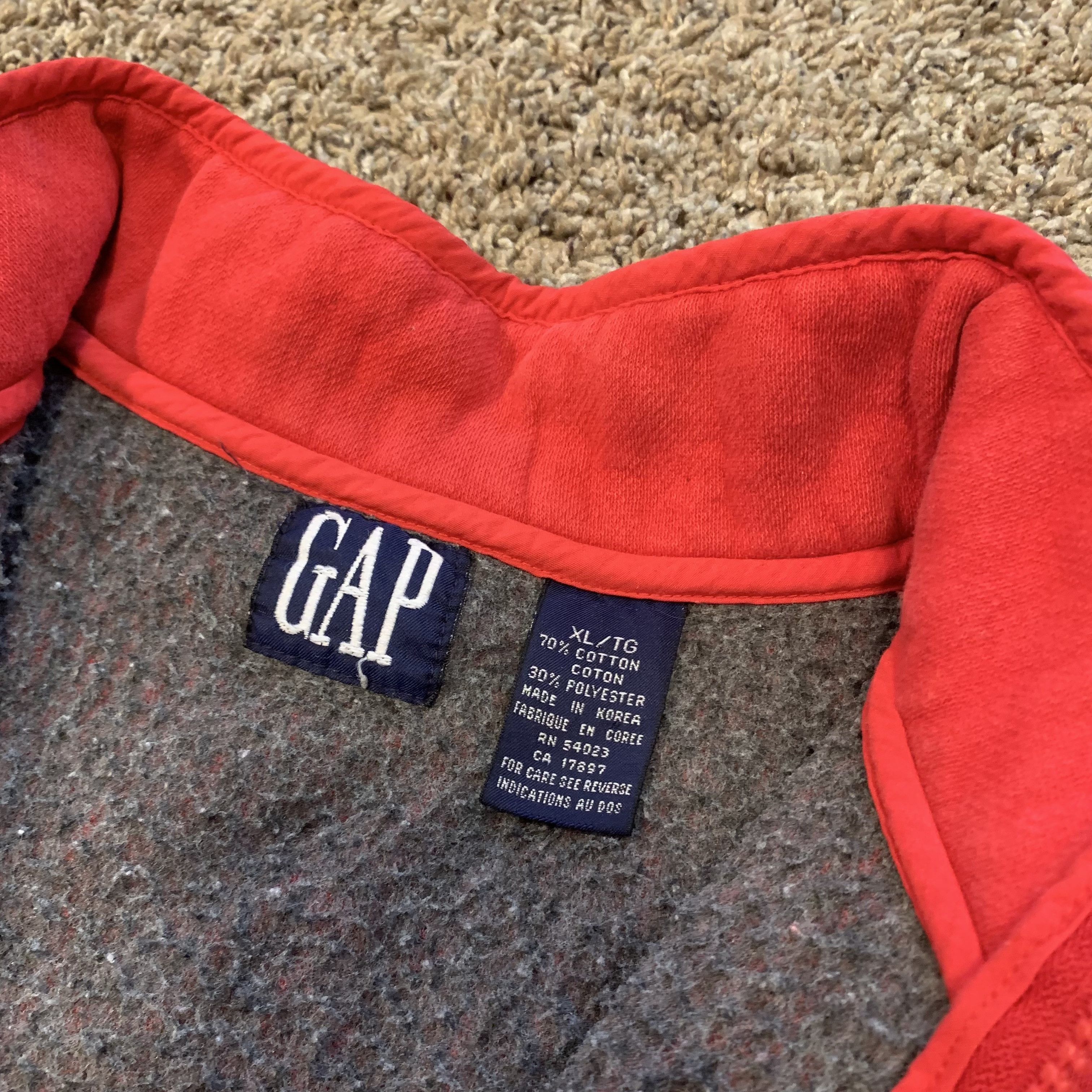 Gap GAP VINTAGE QUARTER ZIP Size US XL / EU 56 / 4 - 4 Thumbnail