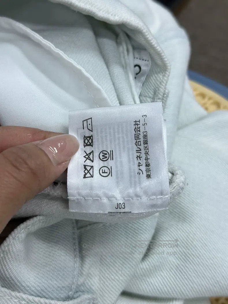 Chanel Chanel Light blue jeans and trousers Size 42" / US 20 - 7 Thumbnail