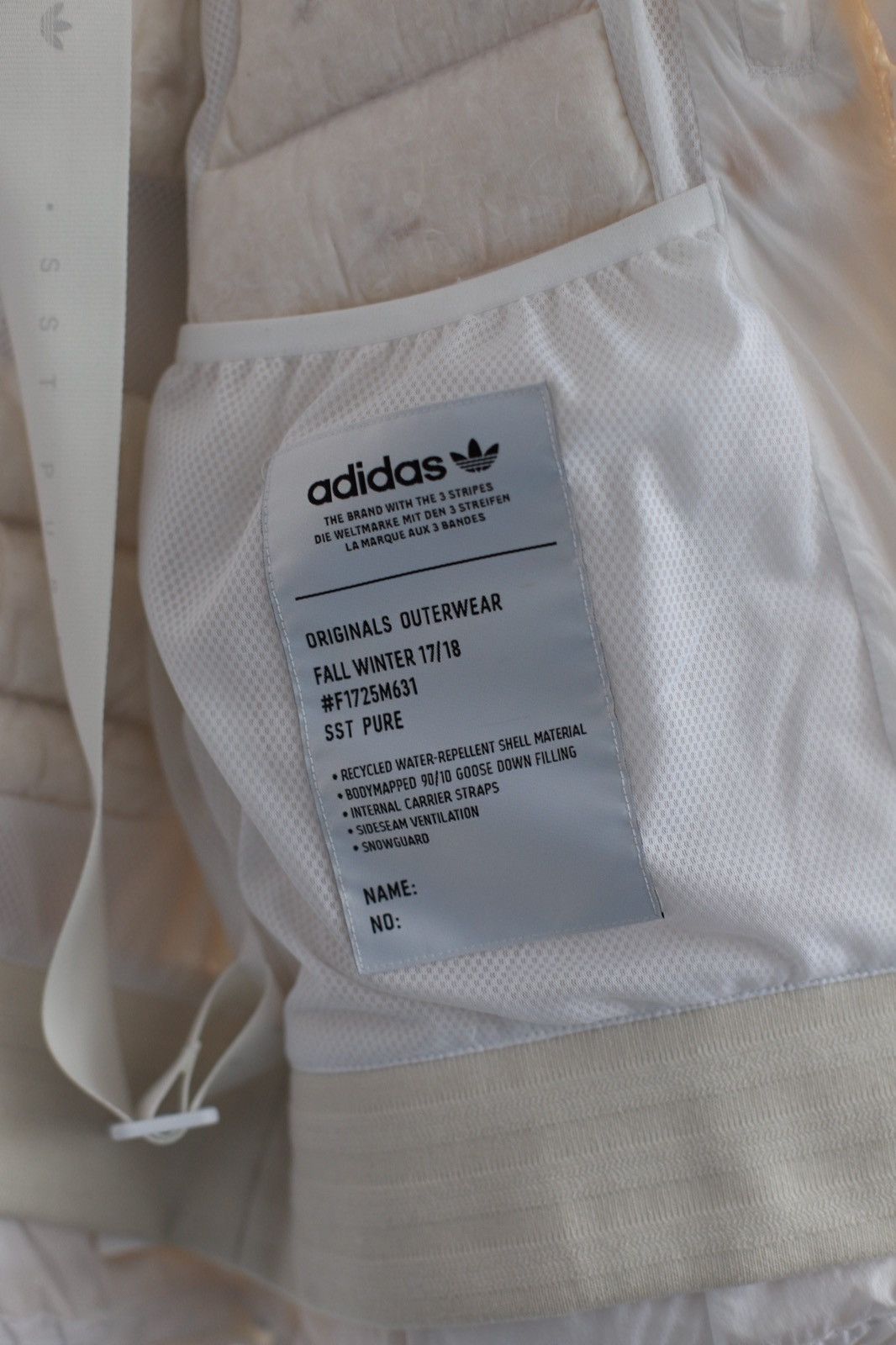 Adidas Adidas Originals DLX SST MATERIA DOWN JACKET Size US S / EU 44-46 / 1 - 11 Thumbnail