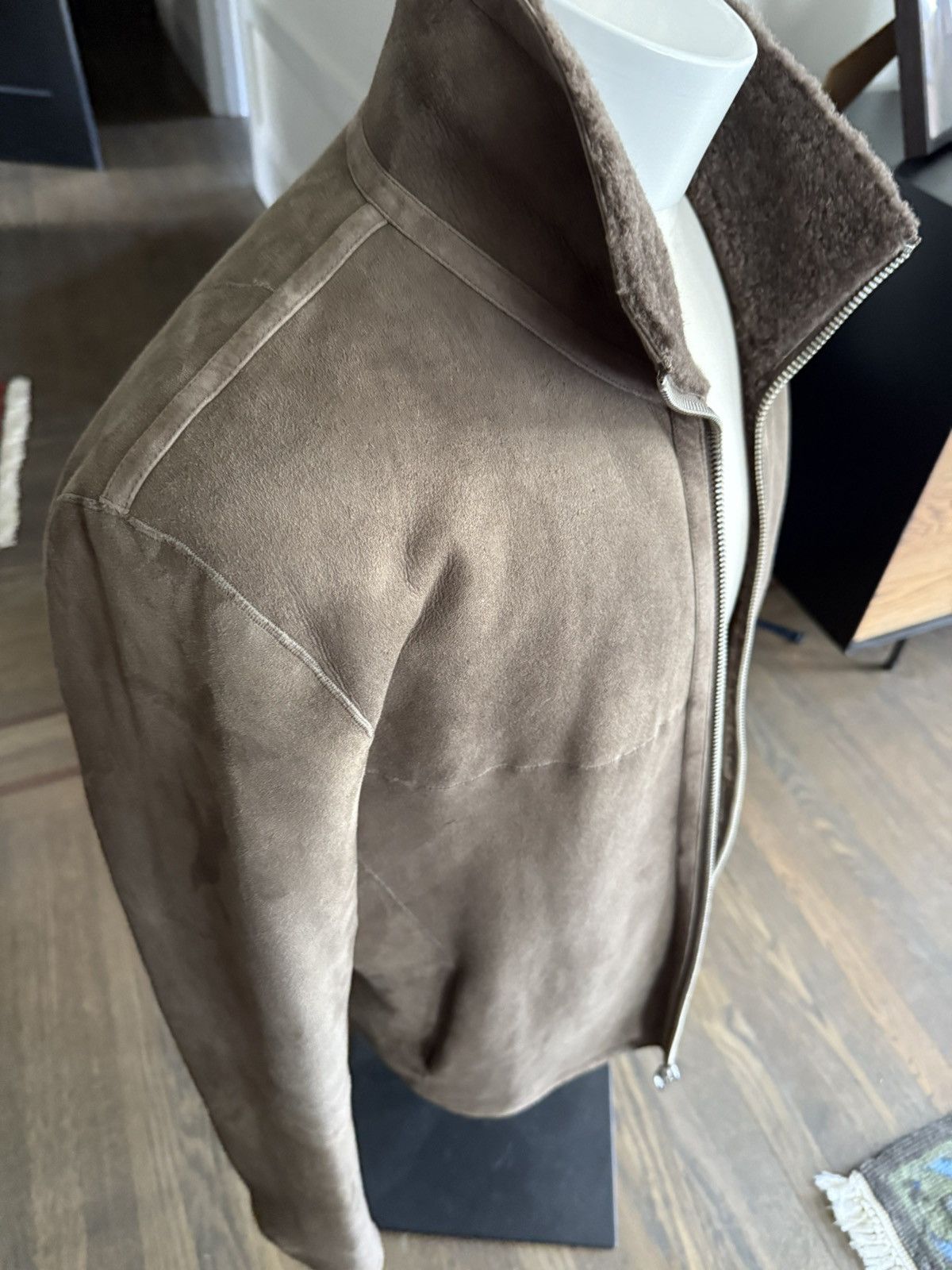 Rag & Bone Rag & Bone Large Chocolate Brown Shearling Size US L / EU 52-54 / 3 - 2 Thumbnail