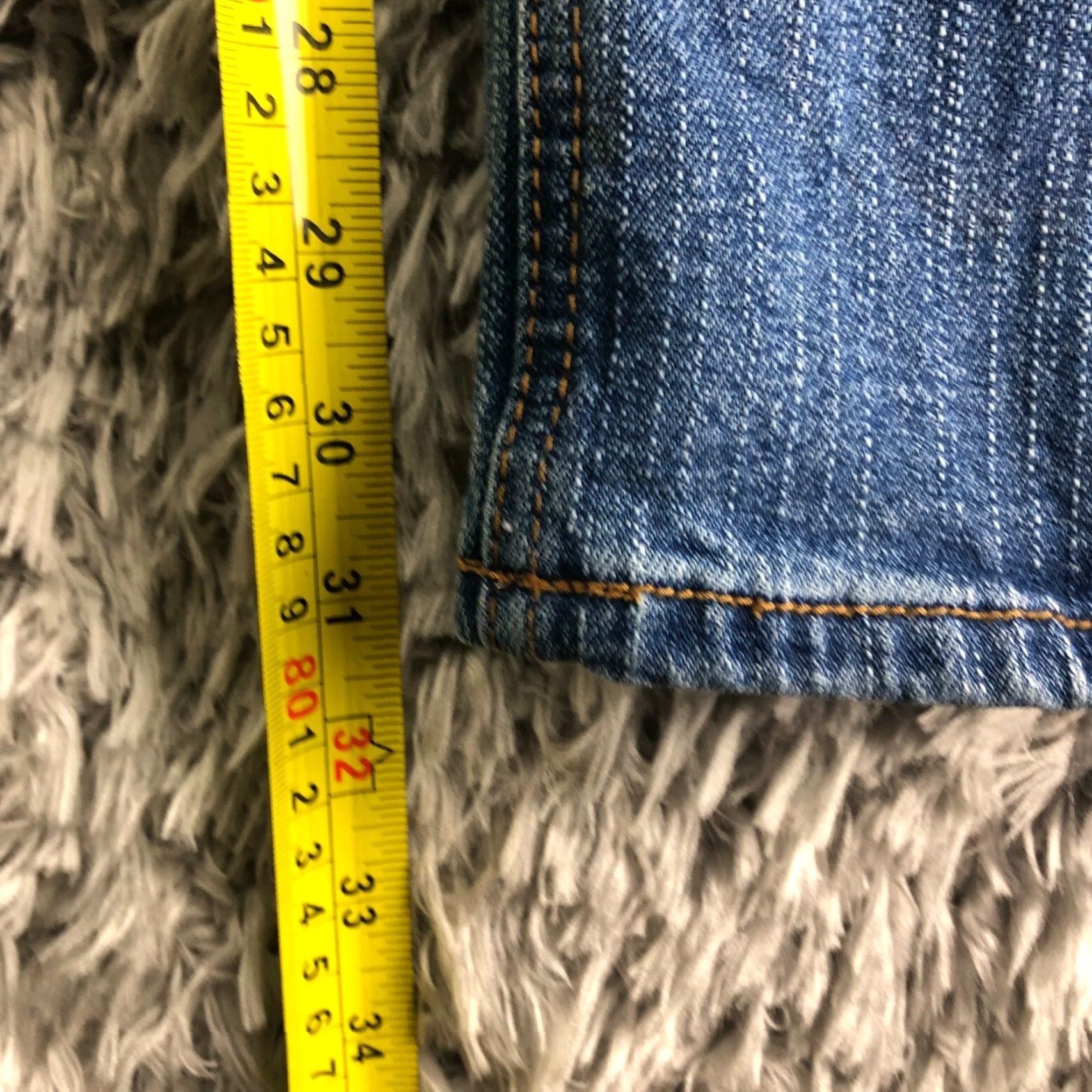 Vintage ZCO Jeans Low Rise Straight Leg Womens Size 7 Distressed Pocket Blue Jeans Size 28" / US 6 / IT 42 - 3 Thumbnail