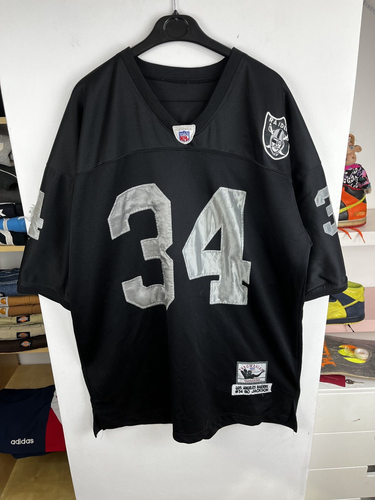 Vintage Vintage Jersey NFL Raiders 34 Jackson Mitchell & Ness y2k