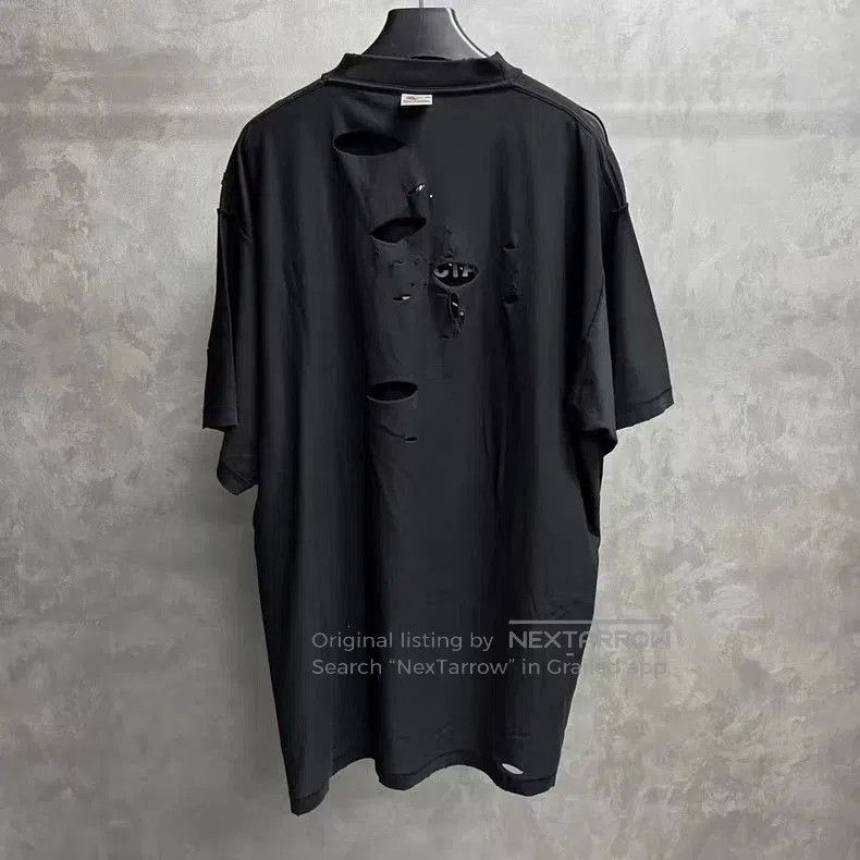 Balenciaga Balenciaga Black Logo Short Sleeve T-shirt. Size US XS / EU 42 / 0 - 2 Thumbnail
