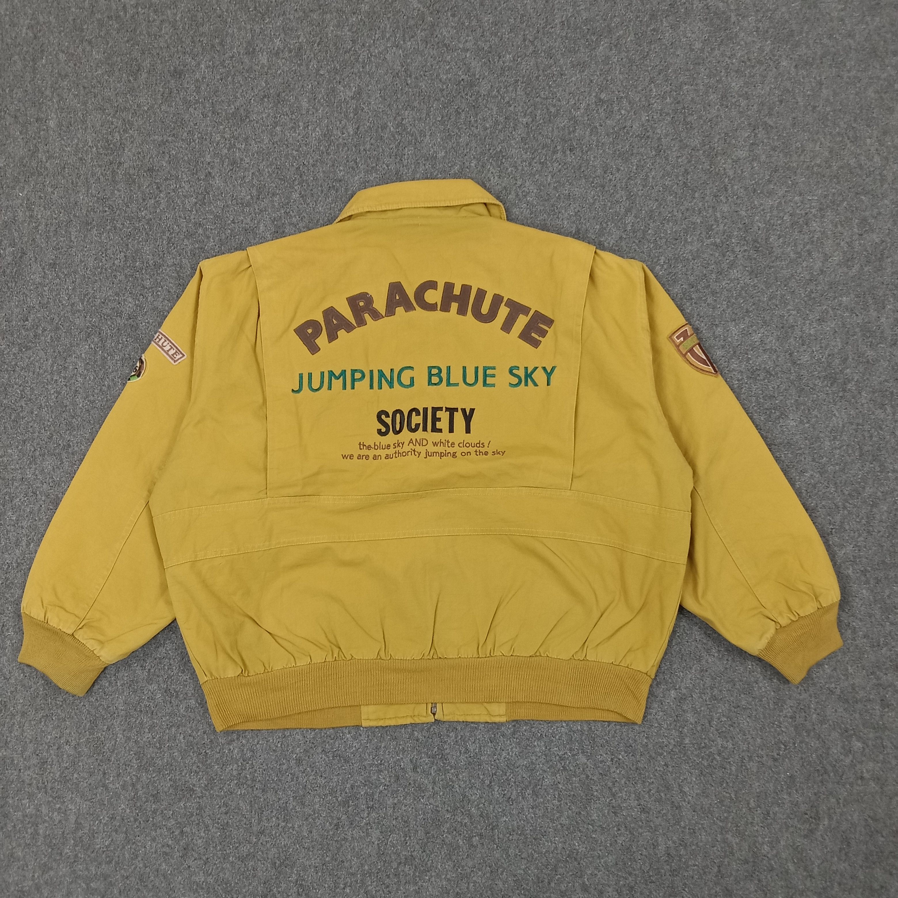 Vintage Parachute American Air Force Society Bombers Jacket Size US XL / EU 56 / 4 - 5 Thumbnail