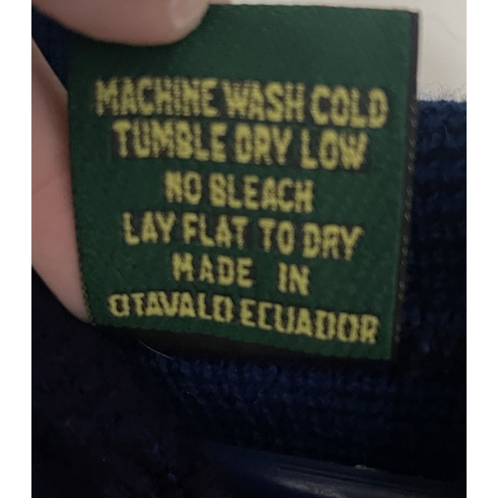 Other Vintage Tejidos Ruminahui Full Zip Hooded Navy Blue USA Flag Size US L / EU 52-54 / 3 - 8 Thumbnail