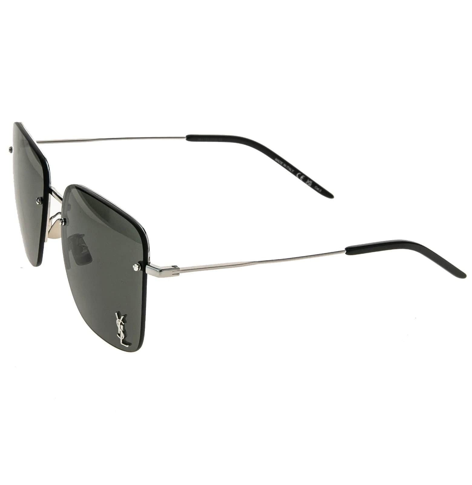 Yves Saint Laurent SAINT LAURENT YSL SL312M 010 Silver Sunglasses 312 Size ONE SIZE - 6 Thumbnail
