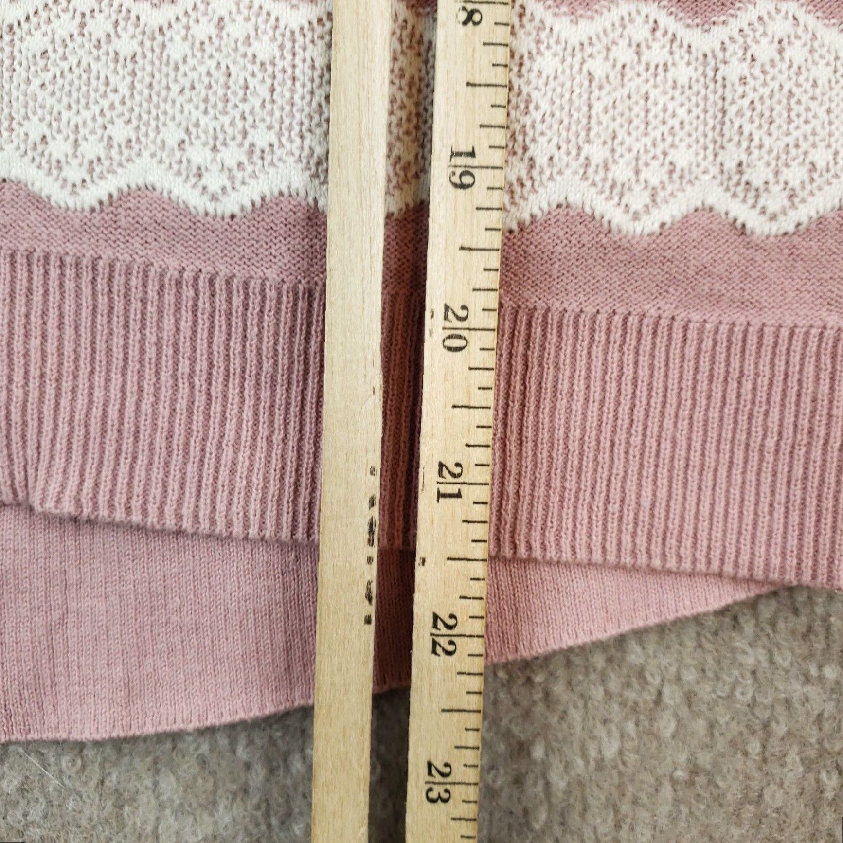 American Eagle Outfitters American Eagle Womens Pink White Striped Crew Neck Knit Sweater Small Size S / US 4 / IT 40 - 3 Thumbnail