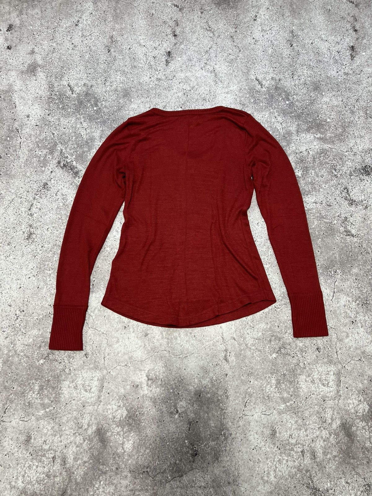 Abercrombie & Fitch y2k abercrombie & fitch 2000’s red long sleeve henley top Size M / US 6-8 / IT 42-44 - 11 Thumbnail