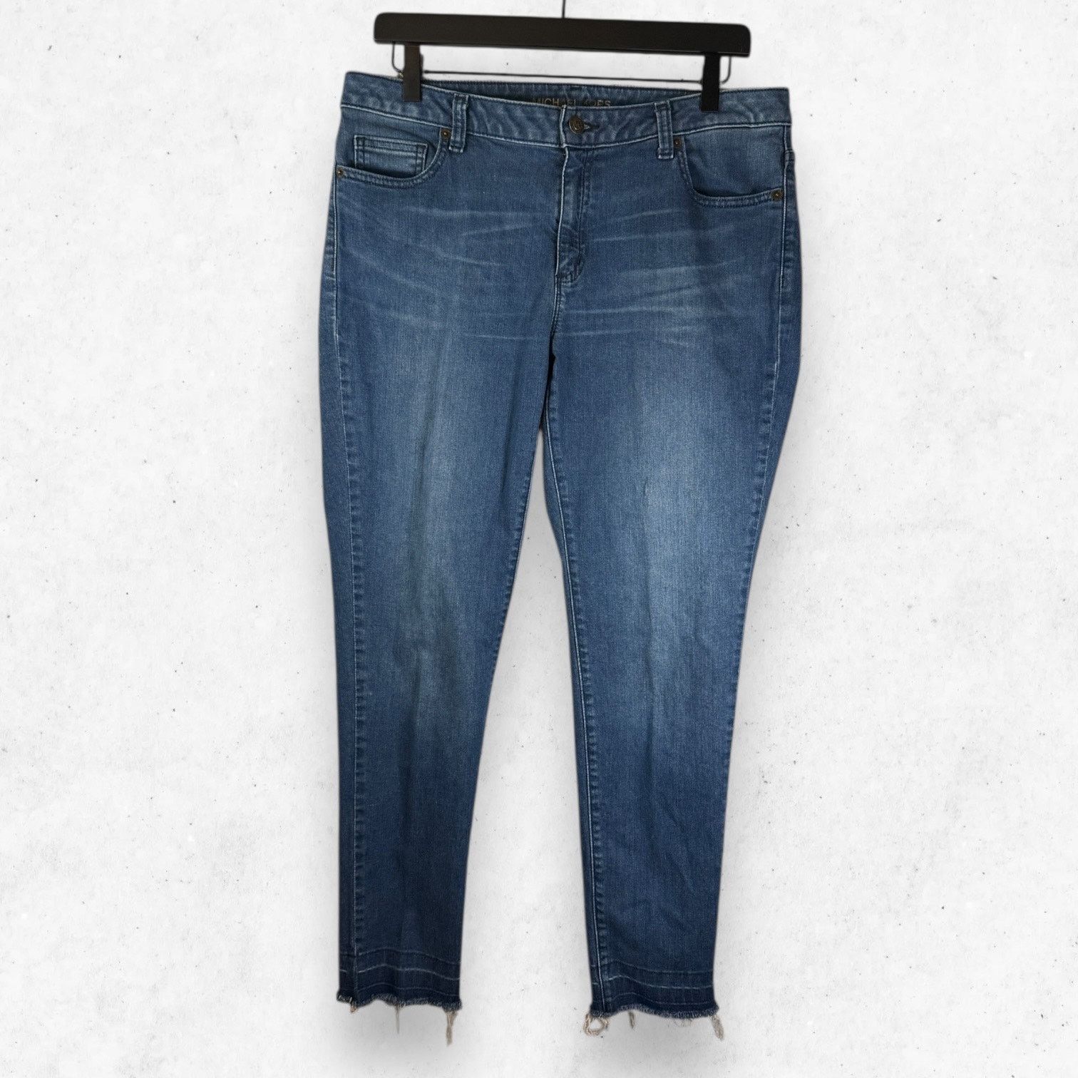 Michael Kors Michael Kors Izzy Skinny Jeans Women's Size 10 Raw Hem Size 32" / US 10 / IT 46 - 1 Thumbnail