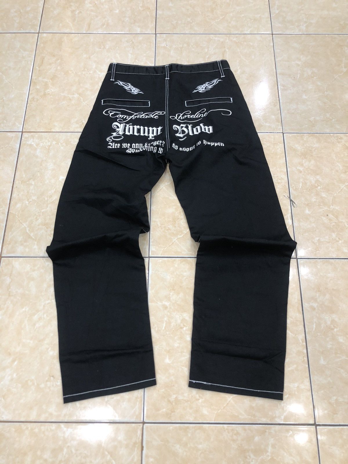 Beauty Beast × Japanese Brand Denial Poem Gothic Stussy Style Pants Size US 31 - 1 Thumbnail