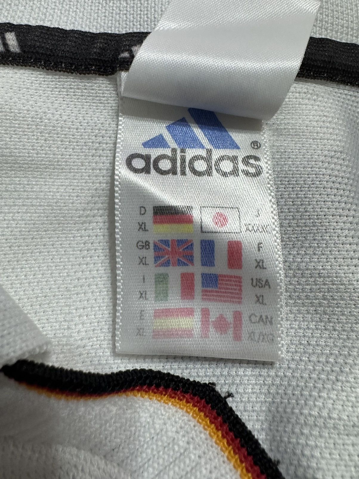 Adidas Adidas Equipment Deutschland 2000/2001 XL soccer jersey Size US XL / EU 56 / 4 - 9 Thumbnail
