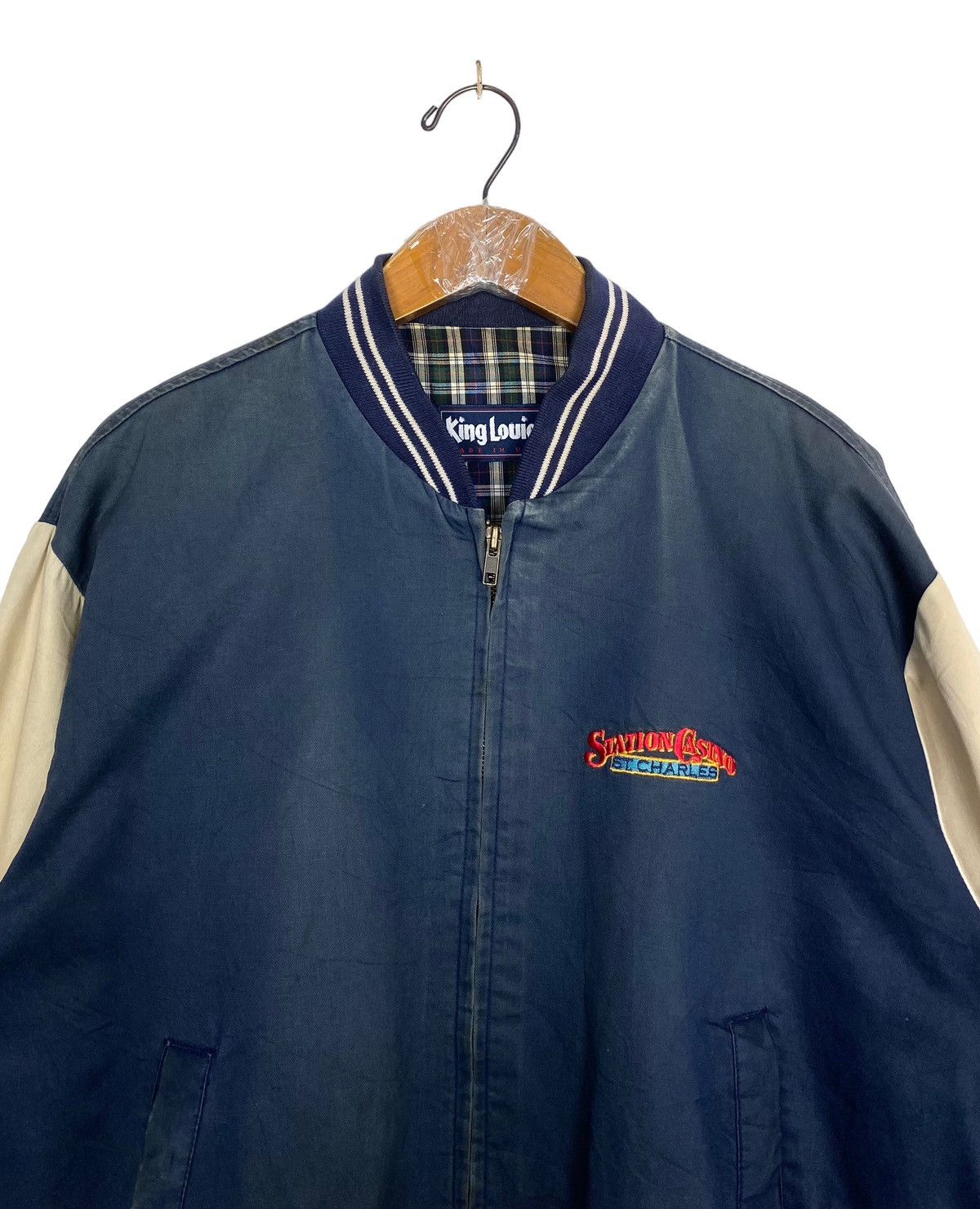 Vintage Rare‼️ Vtg King Louie Station Casino St Charles Bomber Usa Size US L / EU 52-54 / 3 - 4 Thumbnail