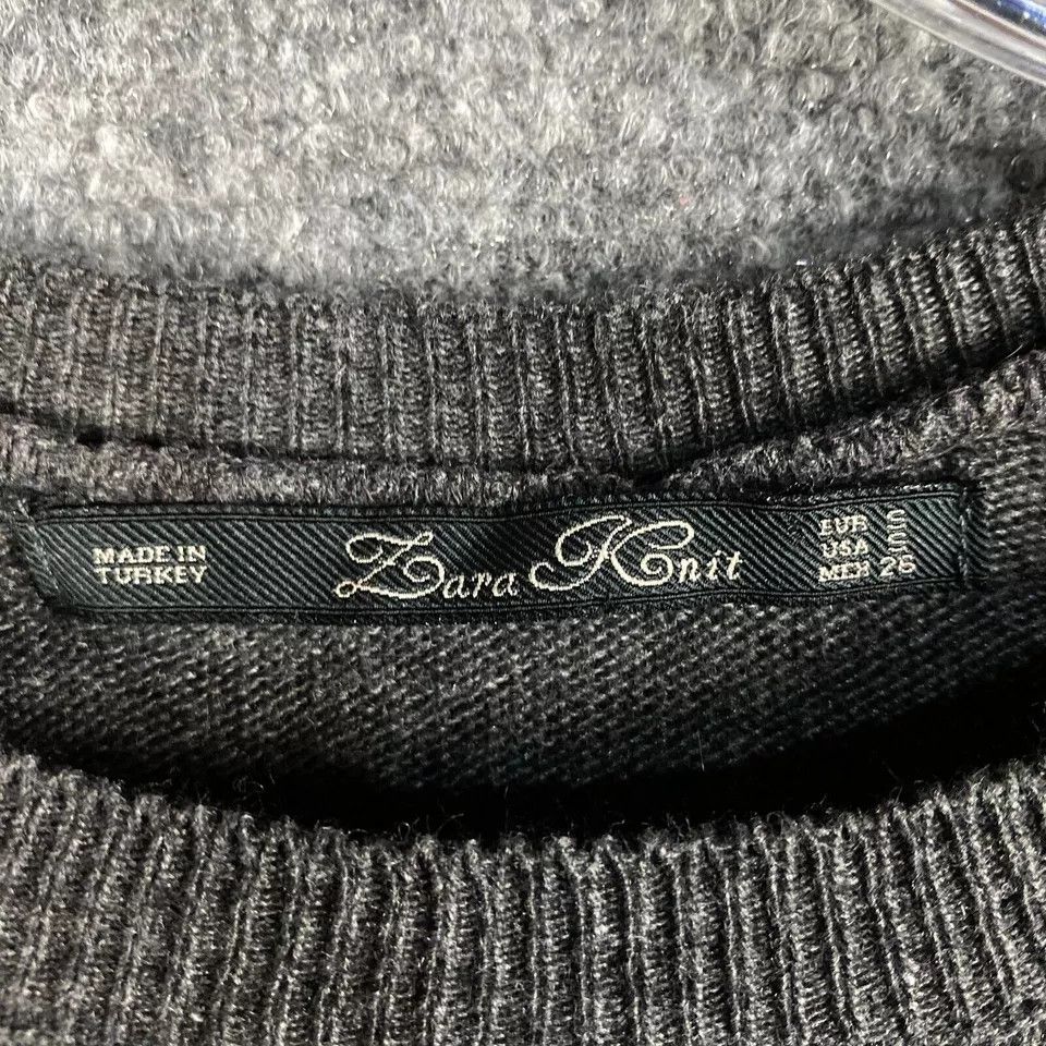 Other Lara Knit Sweater Women's Small Pullover Charcoal Gray S Size S / US 4 / IT 40 - 3 Thumbnail