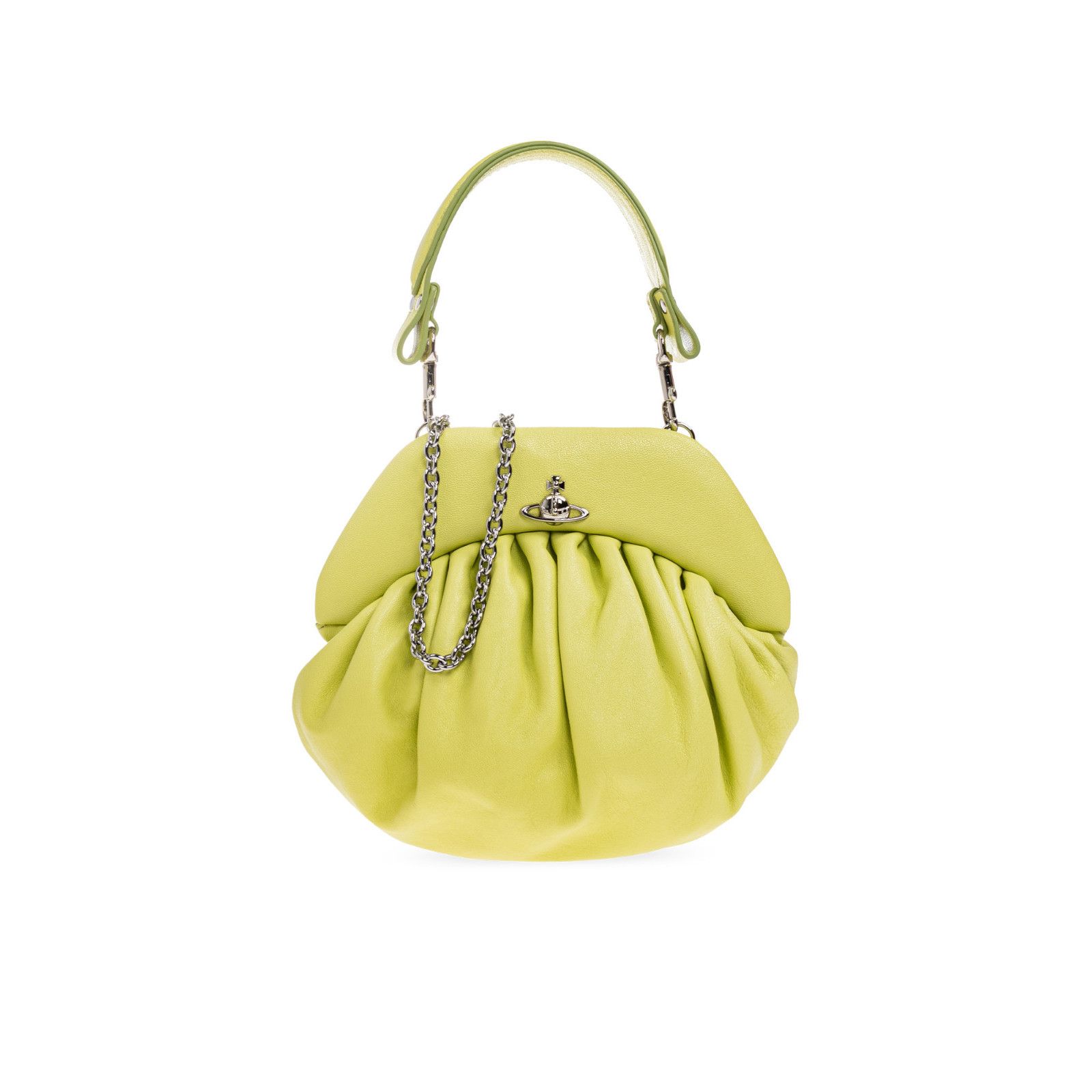 Vivienne Westwood VIVIENNE WESTWOOD Brooke Green Top Handle Bag New & Authenti Size ONE SIZE - 1 Thumbnail