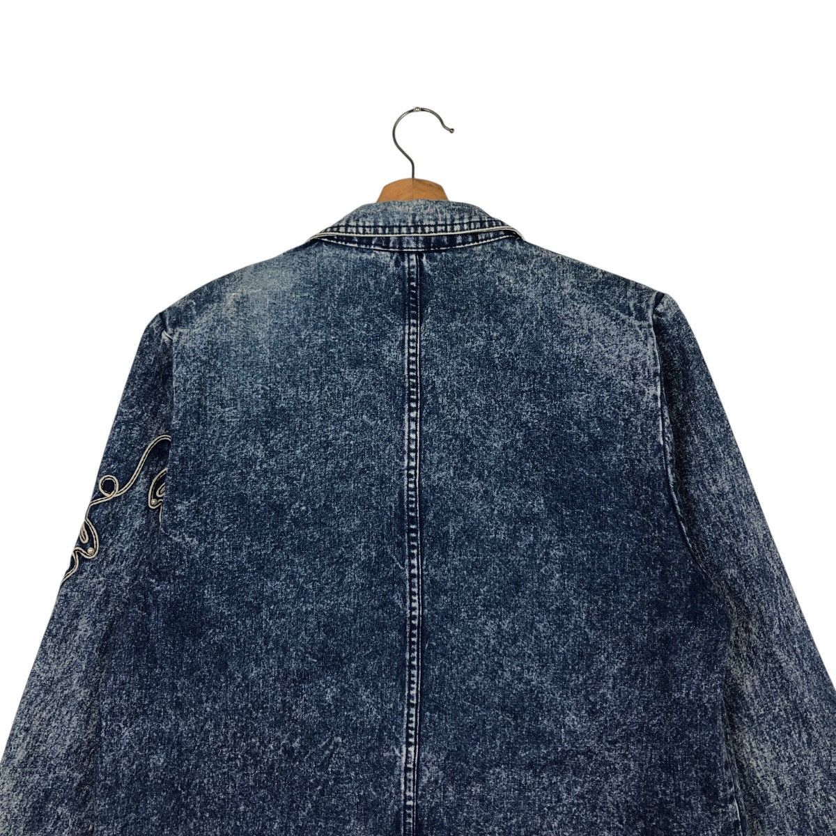 Japanese Brand 📌Vintage Denim Jacket Mireille Embroidery Issey Miyake Size US L / EU 52-54 / 3 - 10 Thumbnail