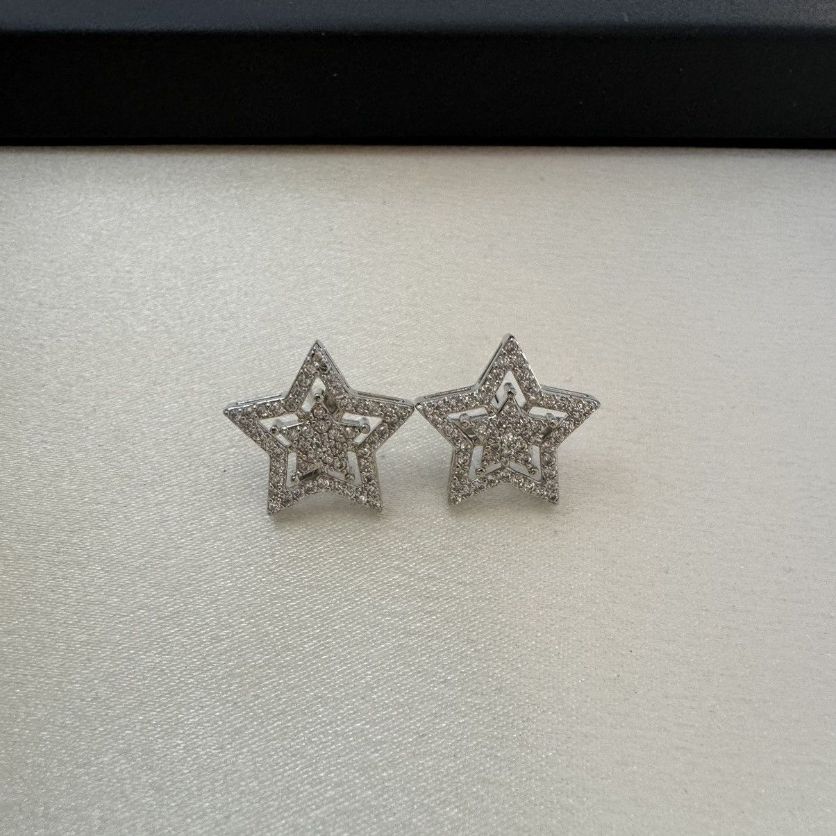 Other CZ Star Stud Earrings for Men Women Streetwear Punk Hip Hop Size ONE SIZE - 4 Thumbnail