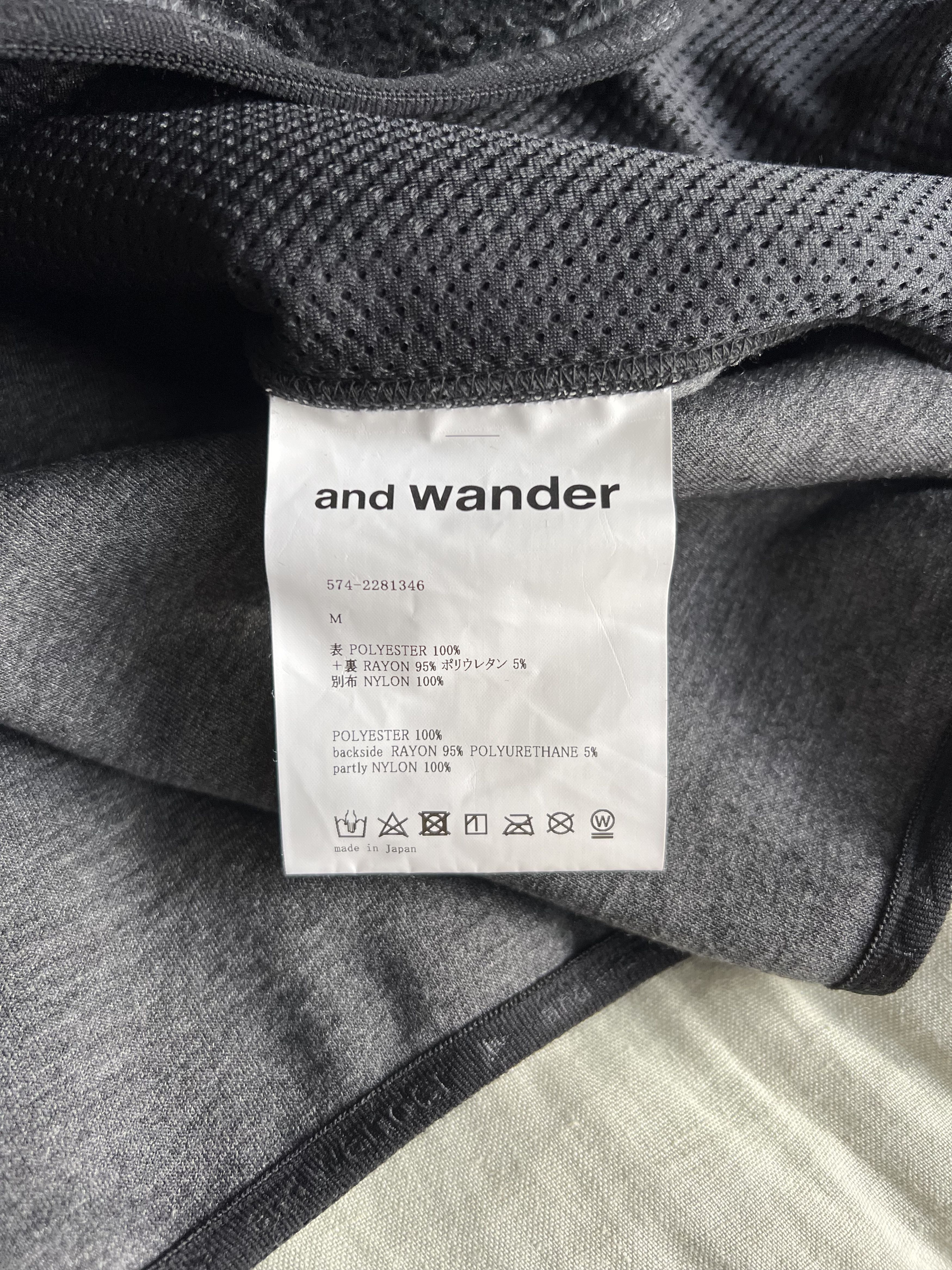 And Wander and Wander Shadow Plaid Check Boa Fleece Jacket Size US M / EU 48-50 / 2 - 11 Thumbnail
