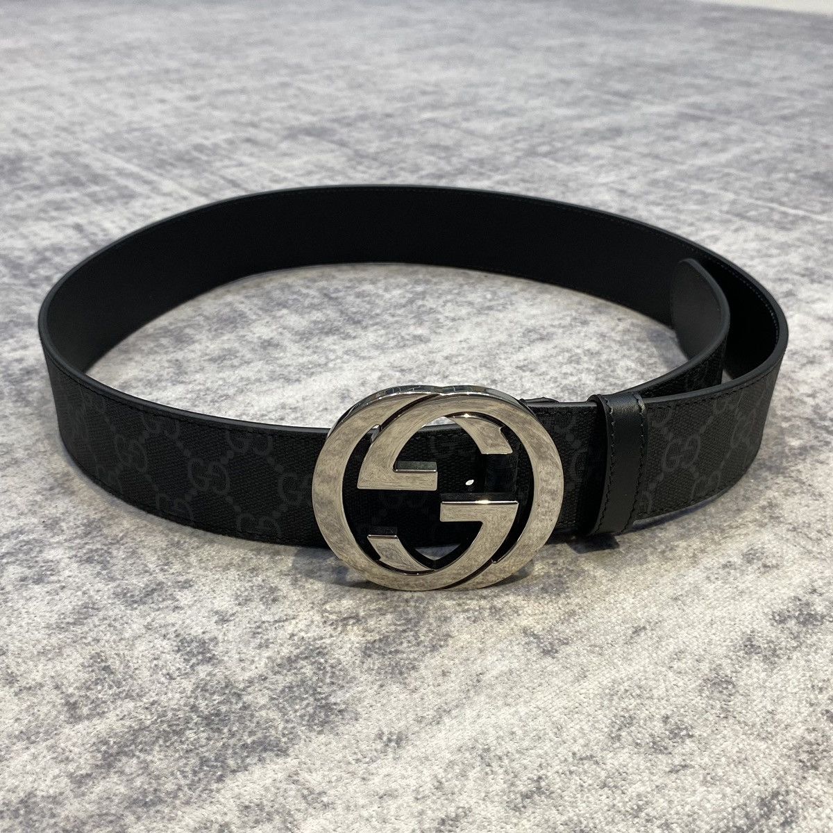 Gucci GUCCI GG Supreme Belt With G Buckle Size ONE SIZE - 1 Thumbnail