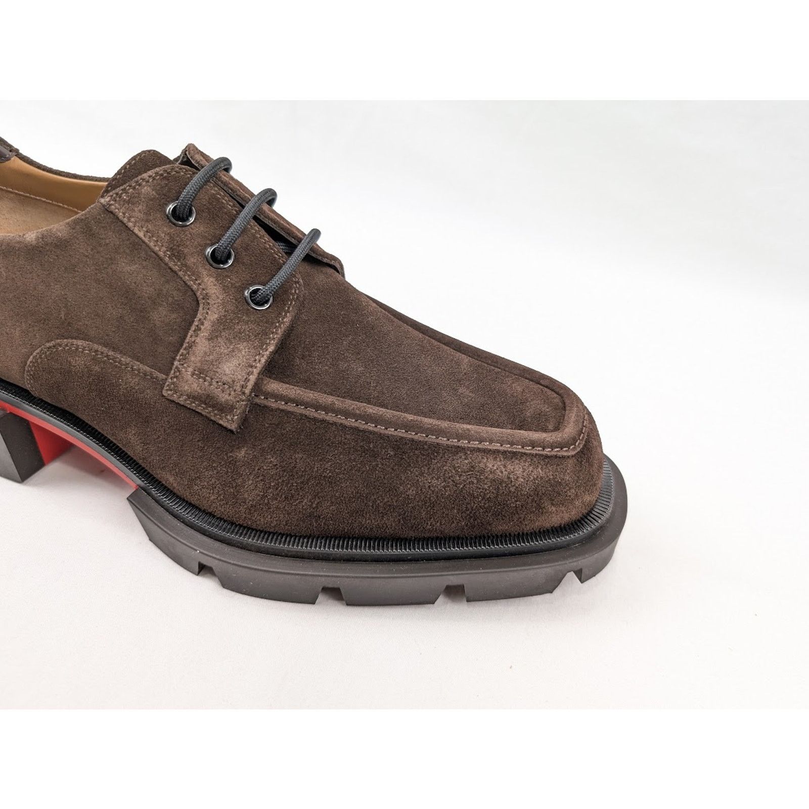 Christian Louboutin o1rshd1 Q:2 / Our Georges L Flat Shoes in Cosme / Brown Size US 10 / EU 43 - 3 Thumbnail