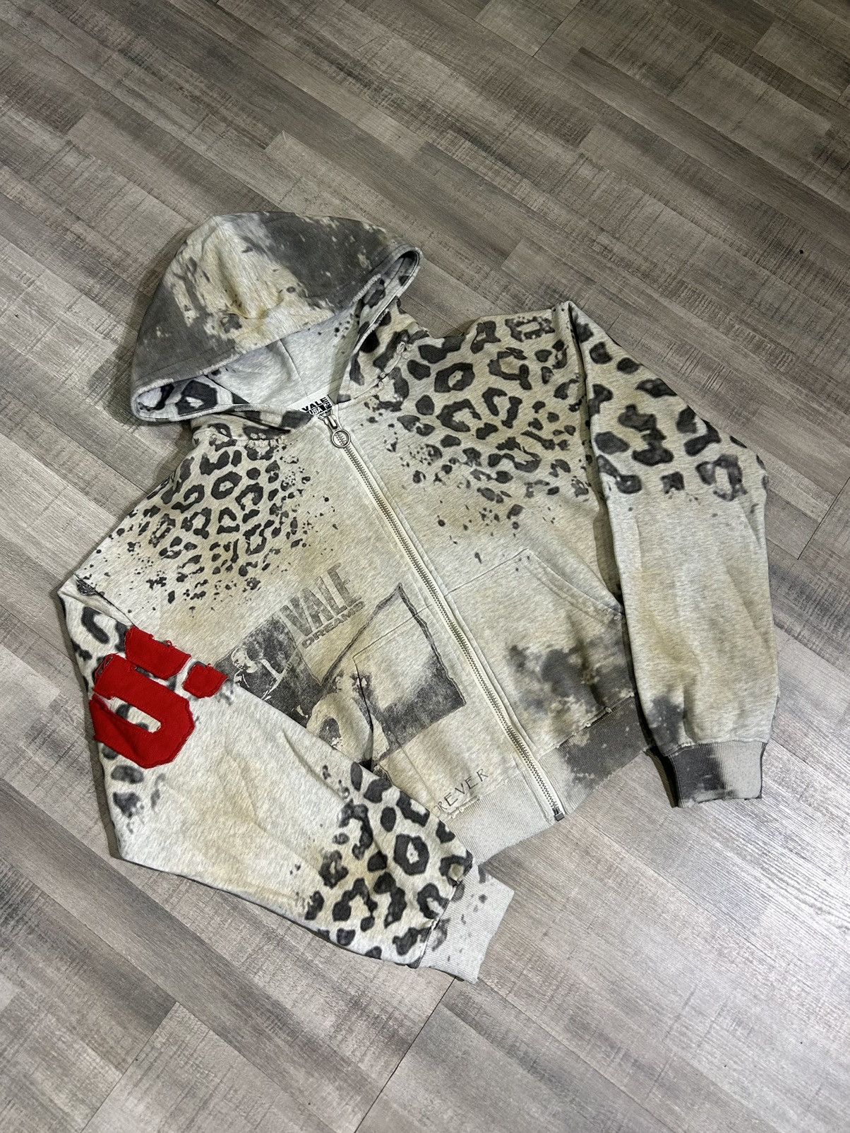 Vale Vale Forever Cheetah Zip Up Hoodie Size US XL / EU 56 / 4 - 1 Thumbnail