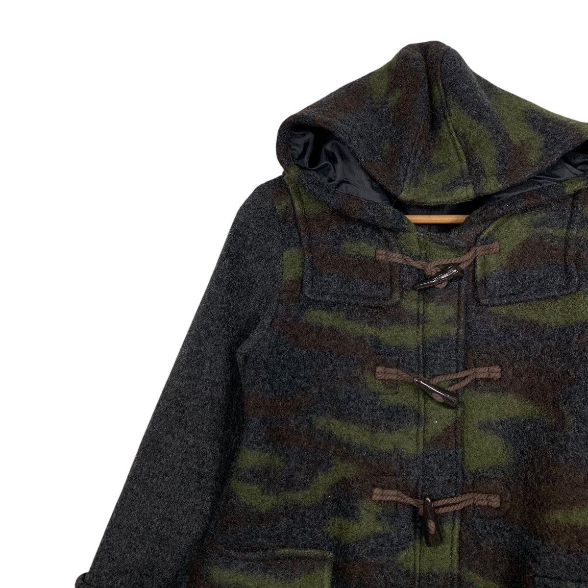 Avirex AVIREX Wool Blend Camo Hooded Duffle Coat Jacket #2786-C126 Size US S / EU 44-46 / 1 - 3 Thumbnail