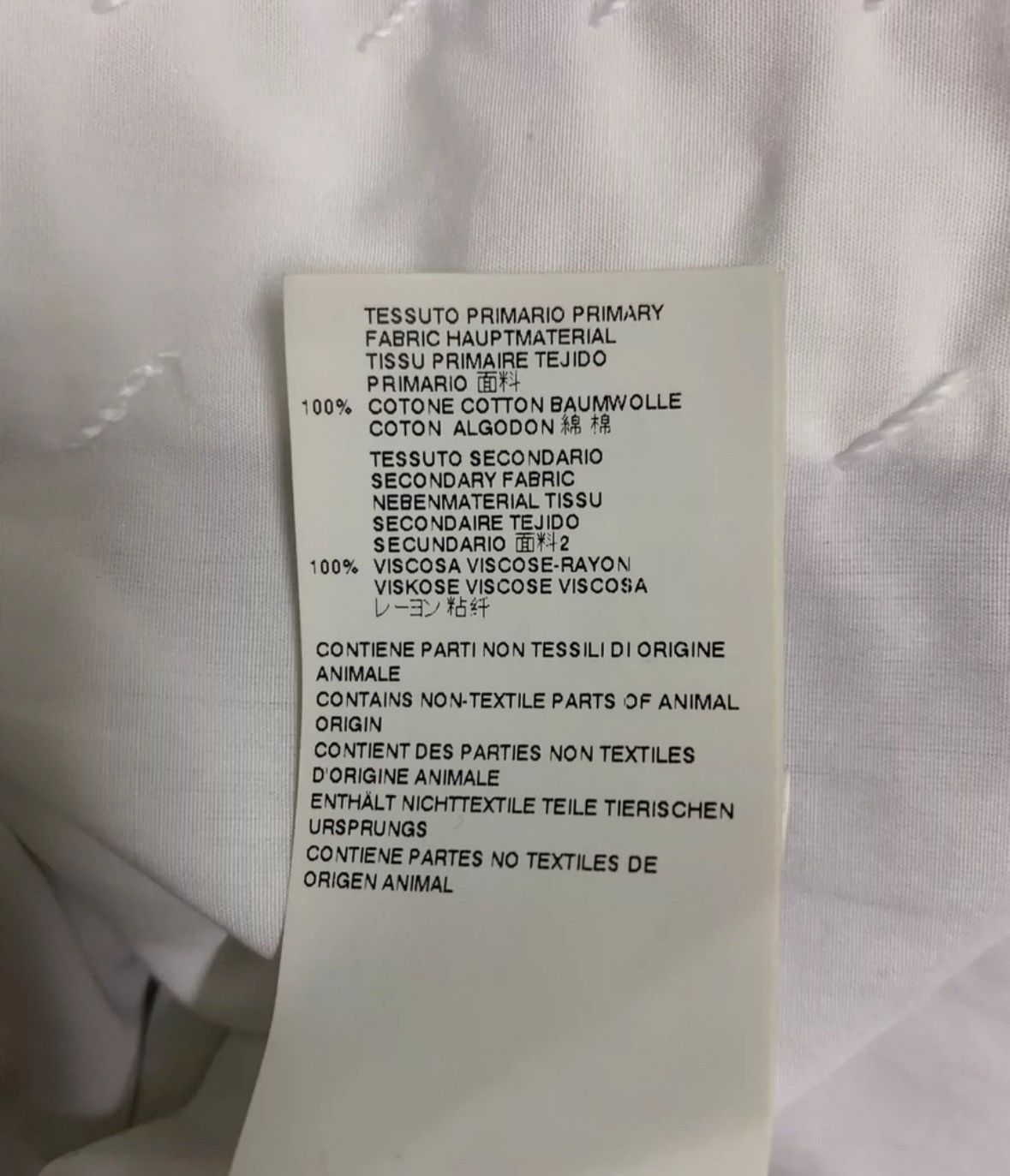 Maison Margiela MAISON MARGIELA Poplin Spliced White Shirt2412-Nextarrow Size US M / EU 48-50 / 2 - 5 Thumbnail