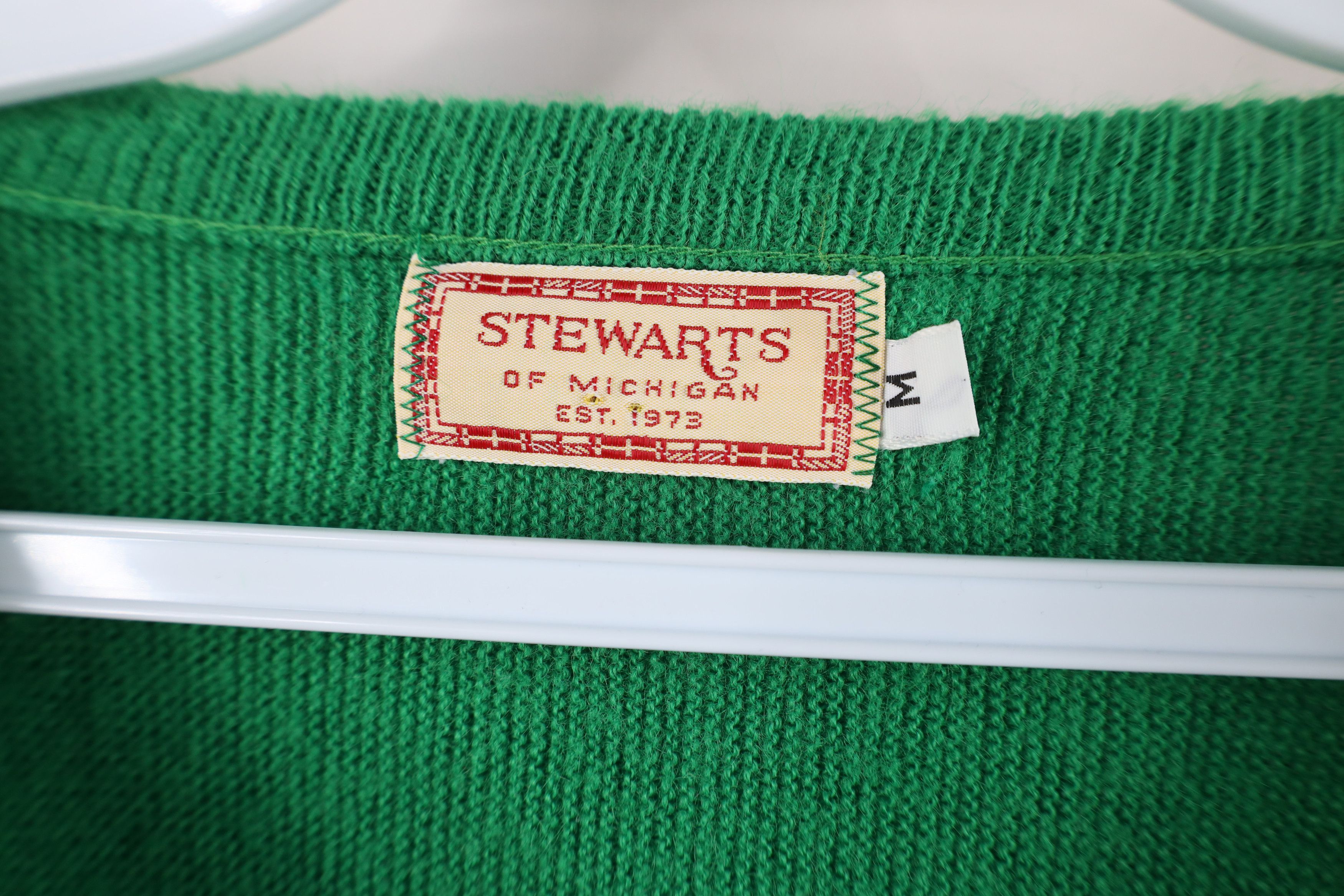 Vintage Vintage 70s Streetwear Michigan Ribbed Knit Golf Sweater USA Size US M / EU 48-50 / 2 - 5 Thumbnail