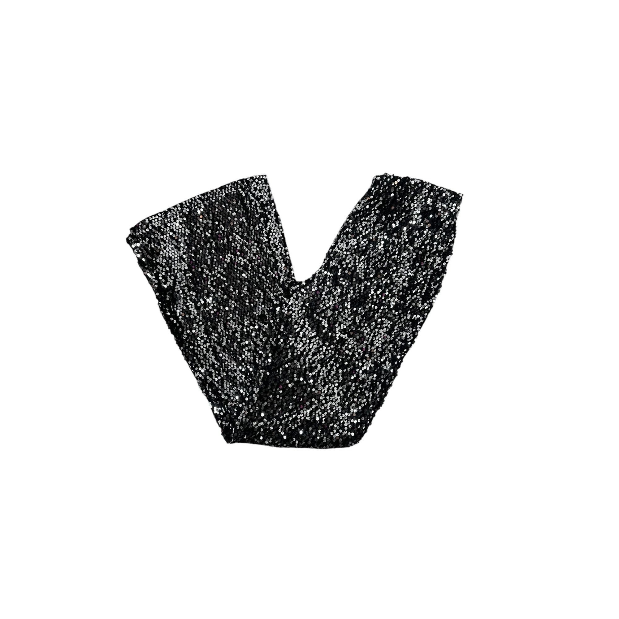 Other No Boundaries Pants - Black Sequin Flare - Size M Size 32" / US 10 / IT 46 - 5 Thumbnail