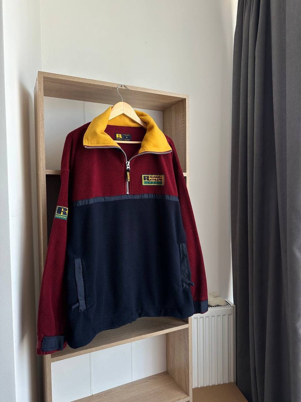 Russell Athletic × Vintage Vintage 90’s Russell Athletic 1/4 Zip Fleece Jacket Logo Size US XL / EU 56 / 4 - 13 Thumbnail