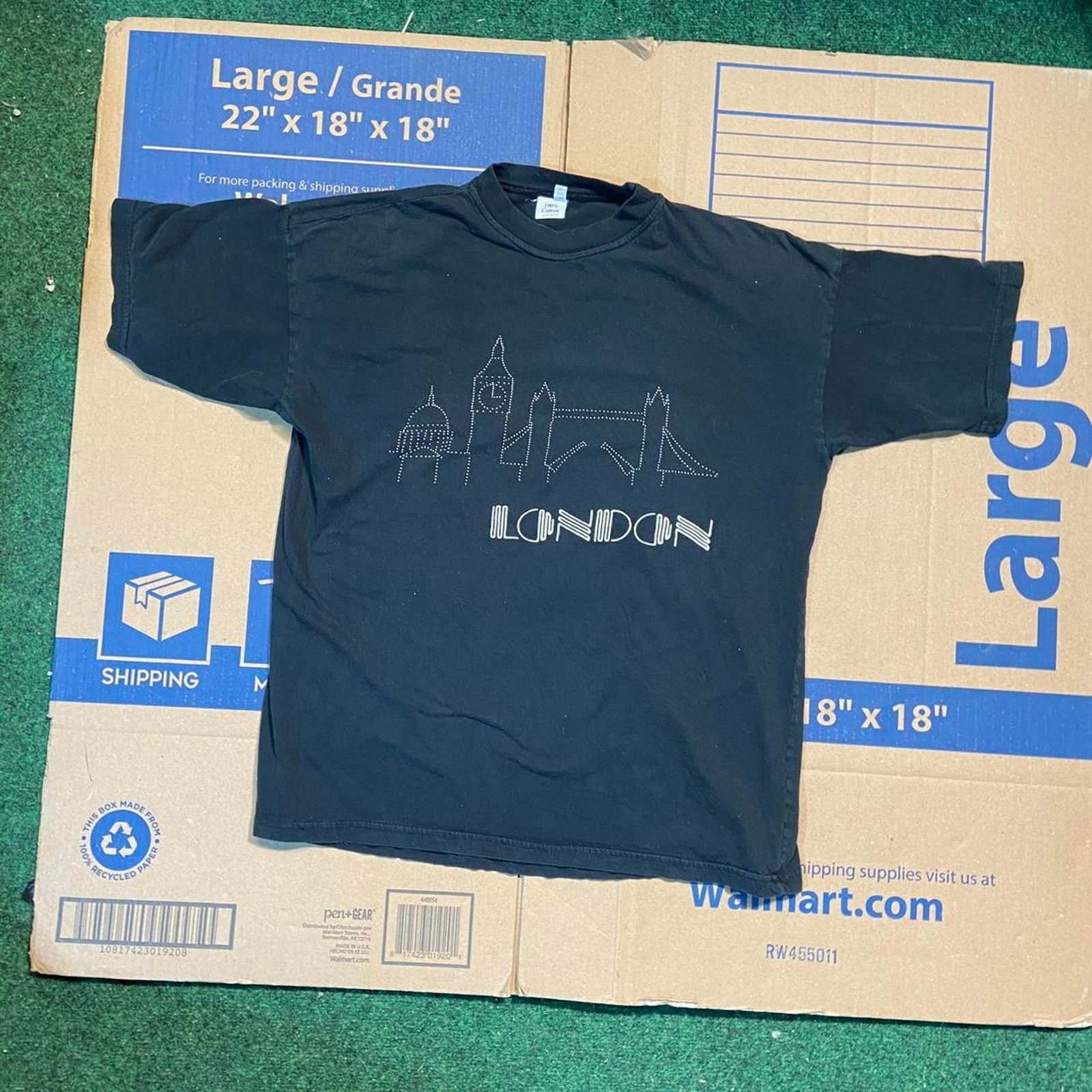 Jerzees 90s london england tee shirt Size US L / EU 52-54 / 3 - 2 Thumbnail