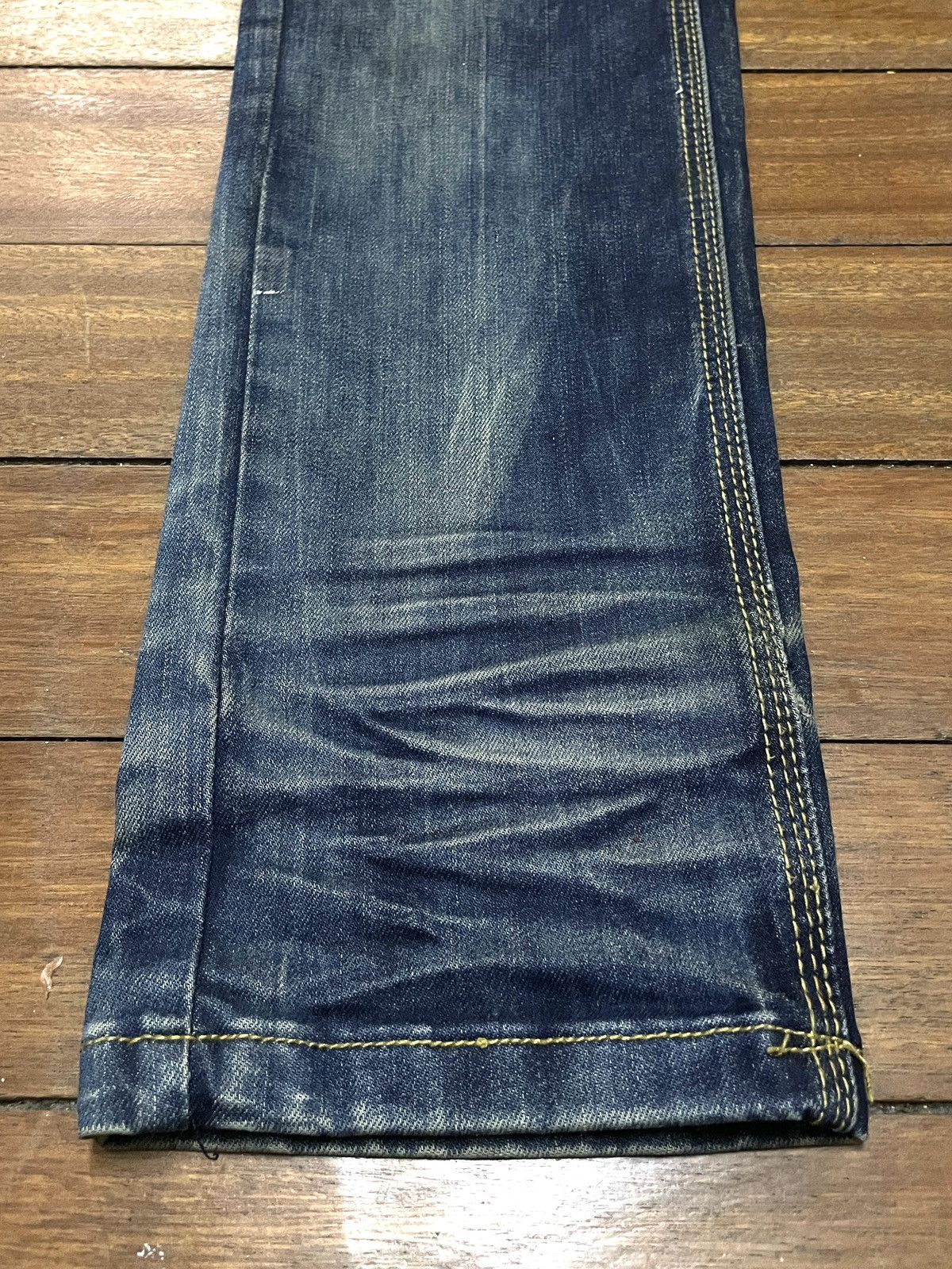 N.Hoolywood Rare Design Vintage Brand N Hoolywood Distressed Jeans 2000s Size US 29 - 5 Thumbnail