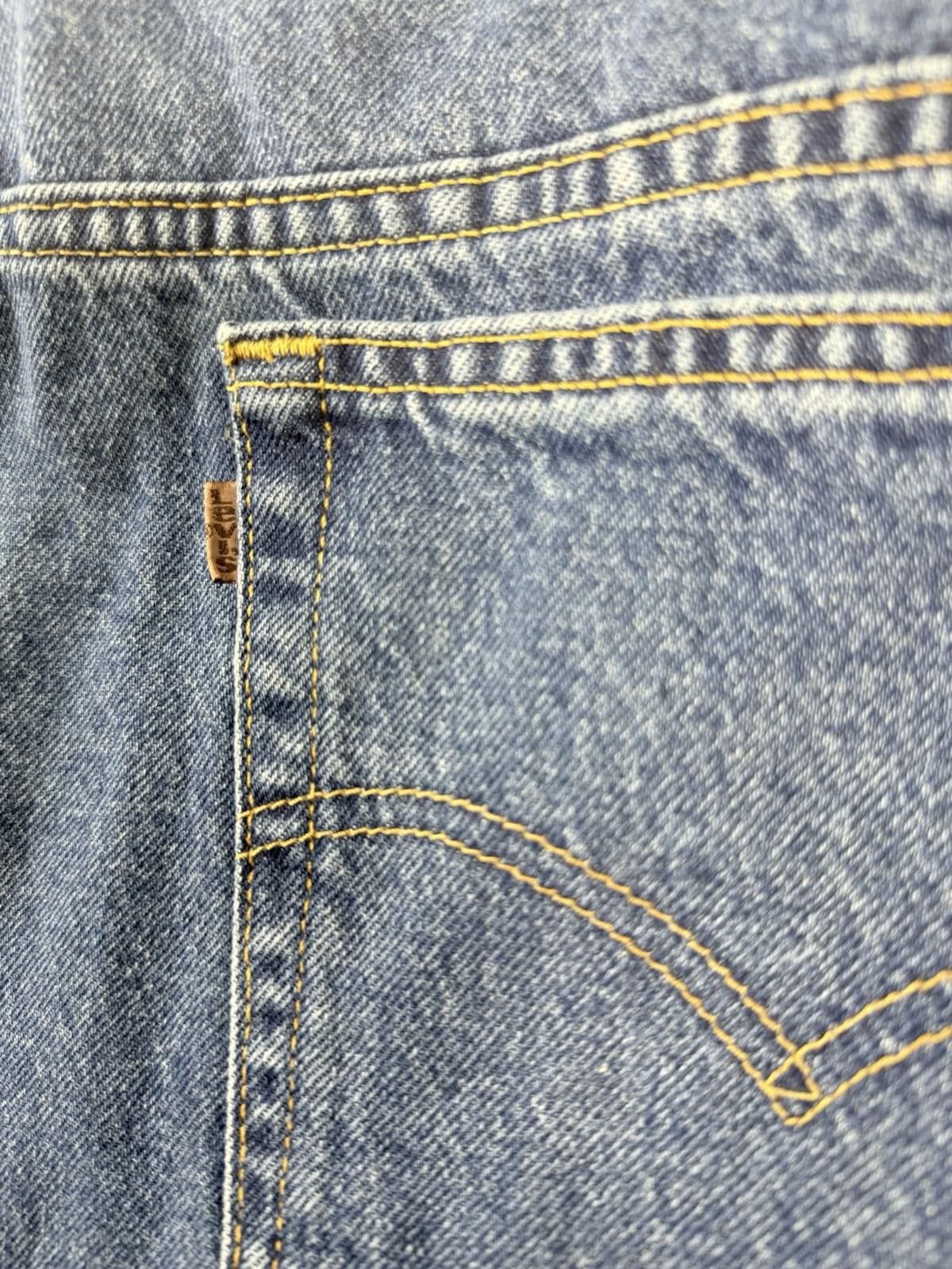 Levi's Vintage 90s Levis 545 Leg Brown Tab Jeans Mens Size 52x27 Size US 44 / EU 60 - 4 Thumbnail