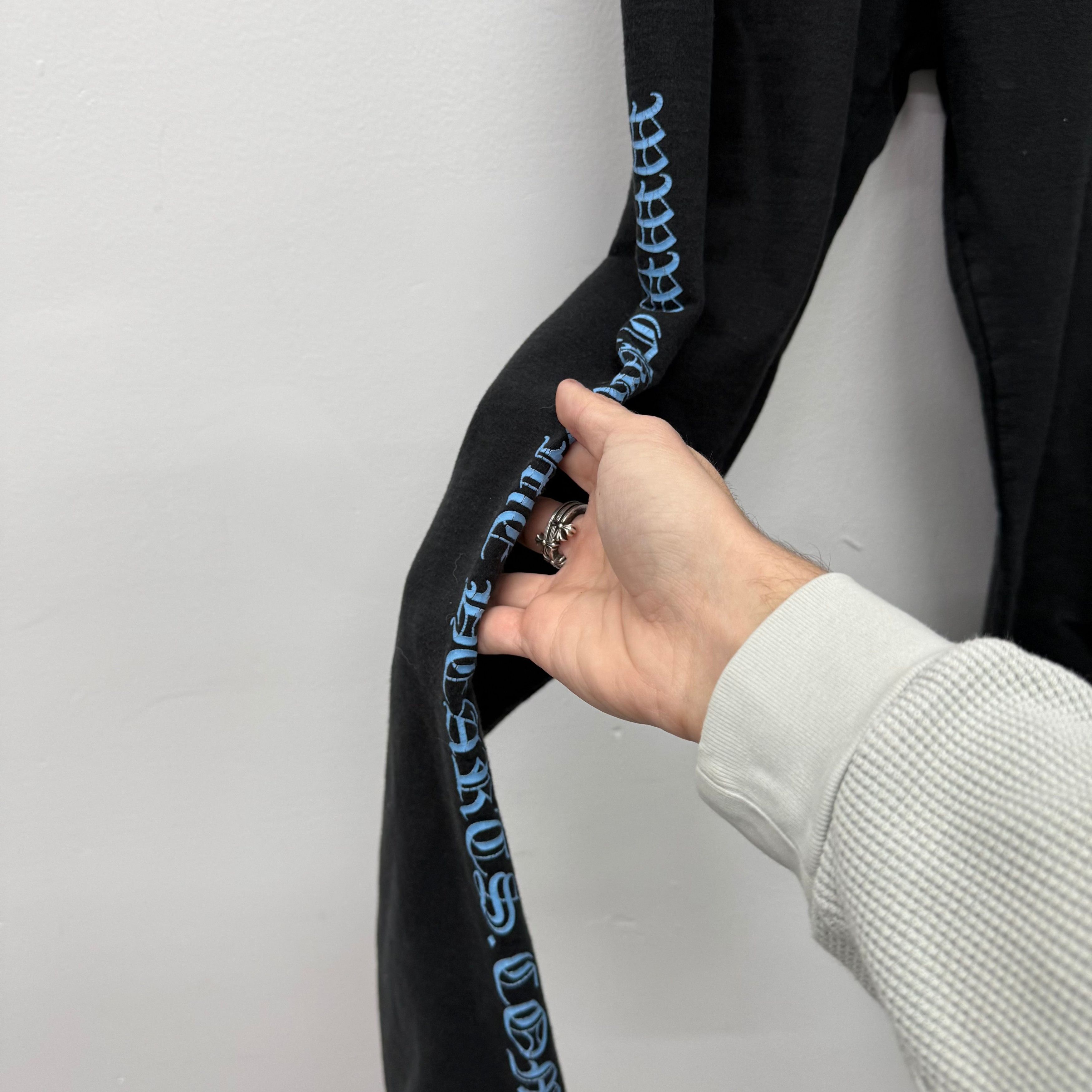 Chrome Hearts Chrome Hearts Online Exclusive Black Sweatpant - Size S Size US 30 / EU 46 - 3 Thumbnail
