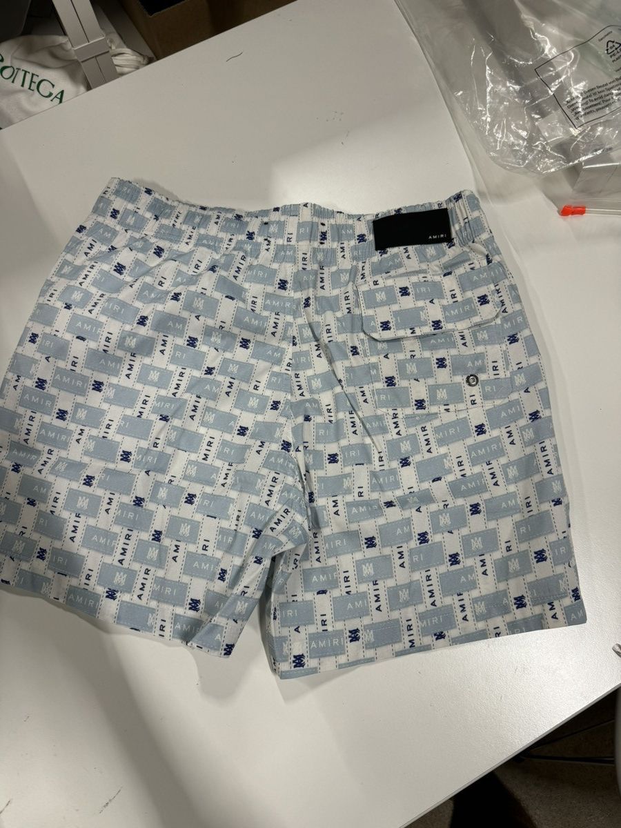Amiri Amiri Logo Swim Shorts NEW 550$ Size US 34 / EU 50 - 2 Thumbnail