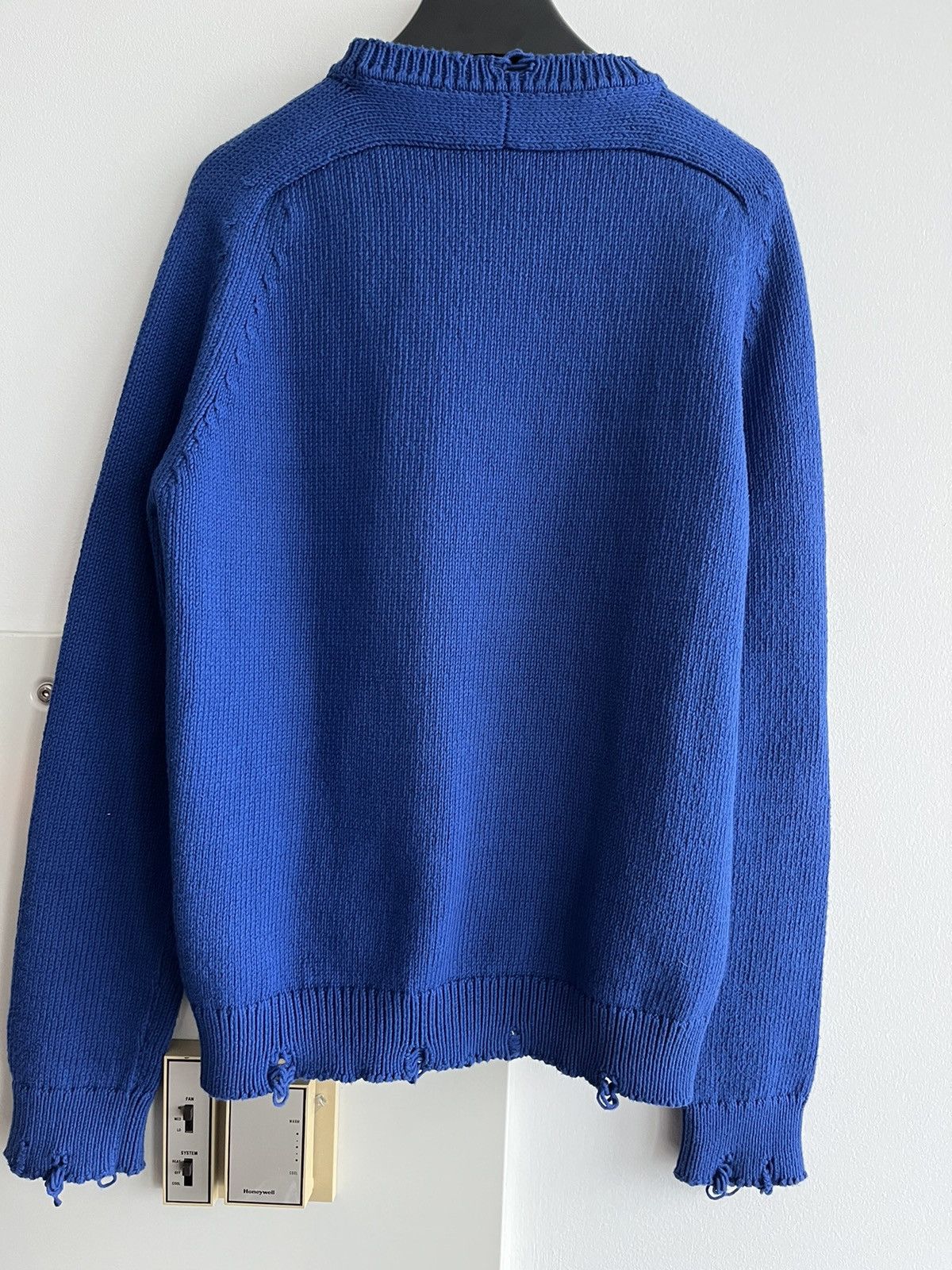 Saint Laurent Paris Super Runway Saint Laurent Sweater Distressed Size US L / EU 52-54 / 3 - 18 Thumbnail