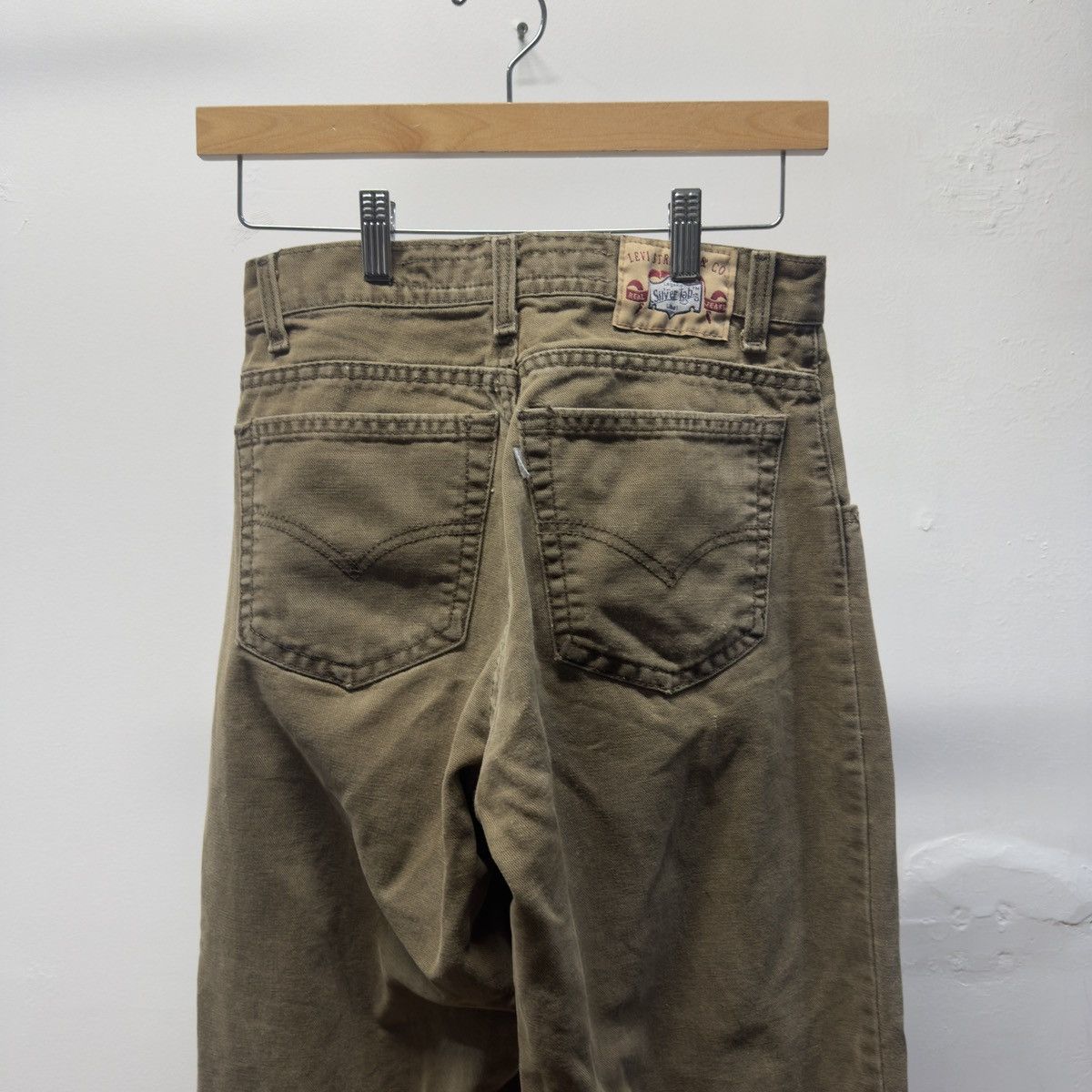 Levi's 90s Levi's Silvertab Baggy Jeans Green ERD Grunge Skater Size US 28 / EU 44 - 4 Thumbnail