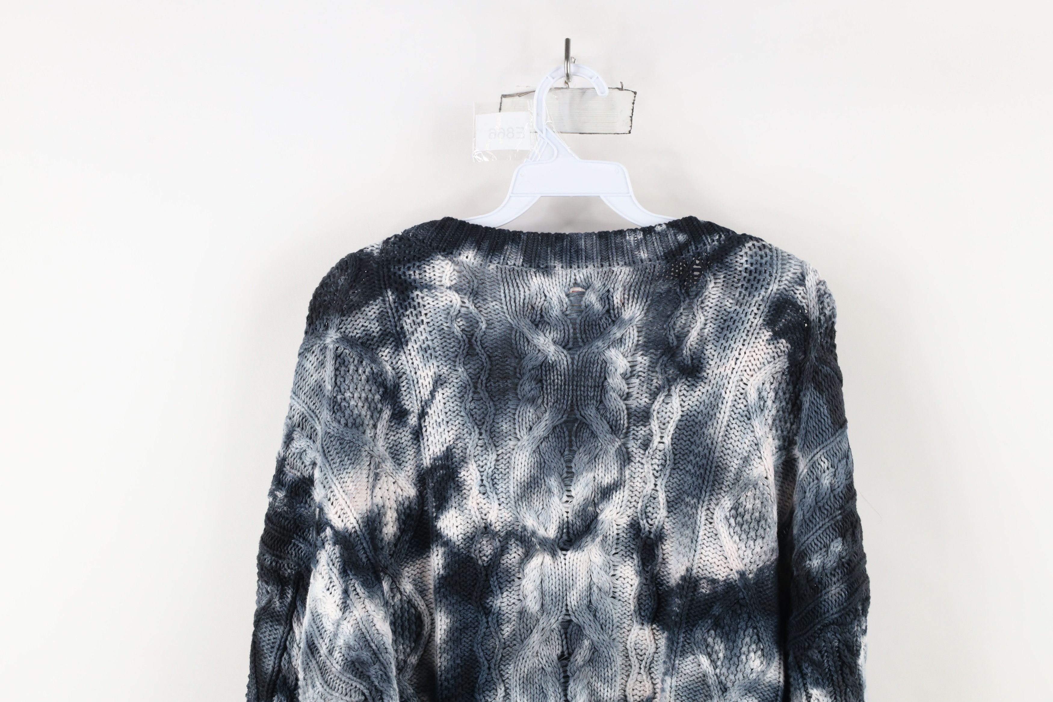 Anthropologie × Vintage Anthropologie Pilcro Chunky Cable Knit Fisherman Sweater Size M / US 6-8 / IT 42-44 - 12 Thumbnail
