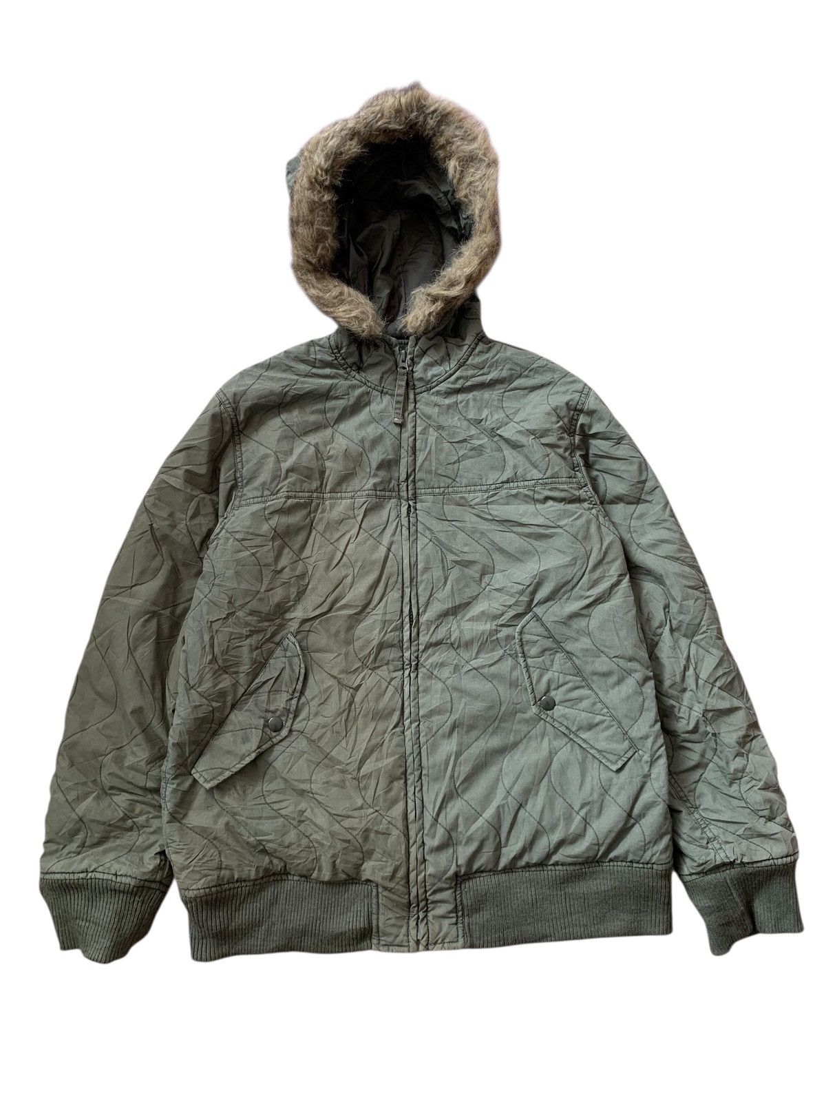GOA 🔥JAPANESE BRAND QUILTED FUR JACKETS Size US M / EU 48-50 / 2 - 1 Thumbnail