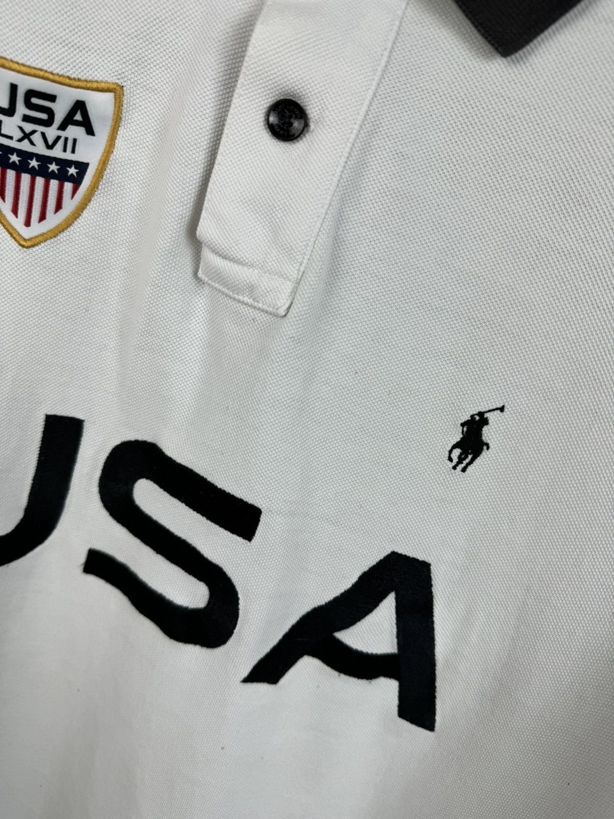 Polo Ralph Lauren POLO T-SHIRT WITH A HUGE LOGO USA 🇺🇸 POLO RALPH LAUREN SIZE M Size US M / EU 48-50 / 2 - 9 Thumbnail